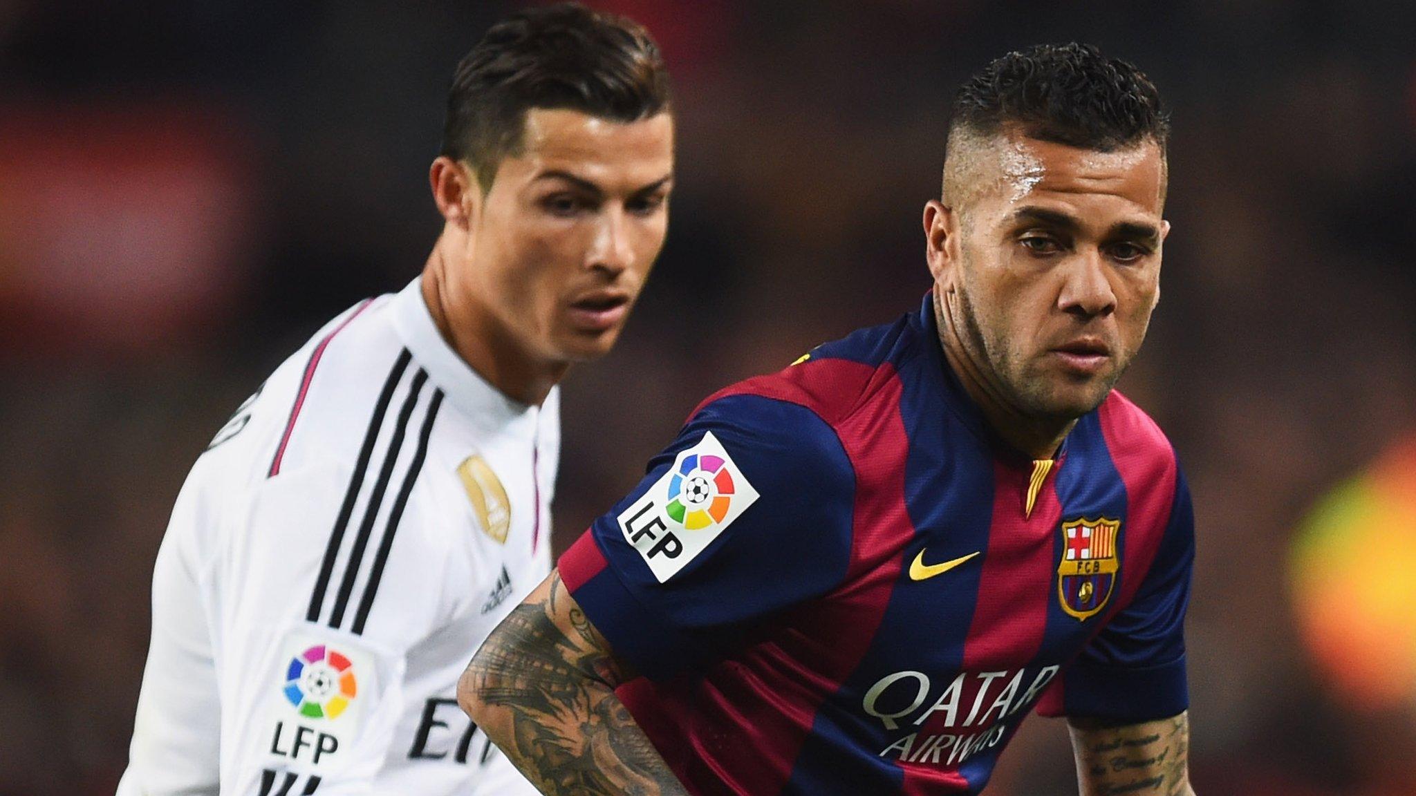 Cristiano Ronaldo and Dani Alves