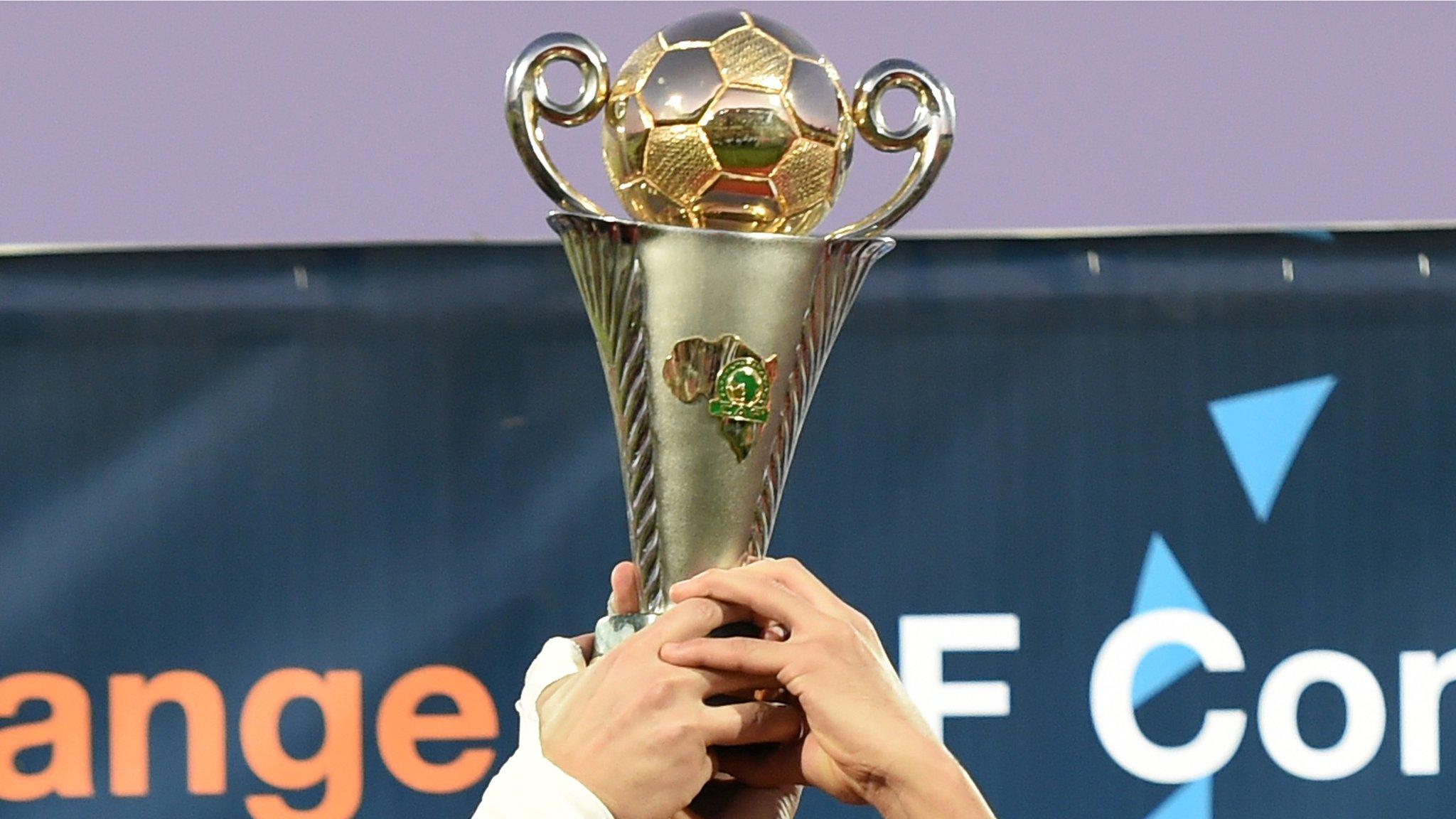 The Confederation Cup trophy