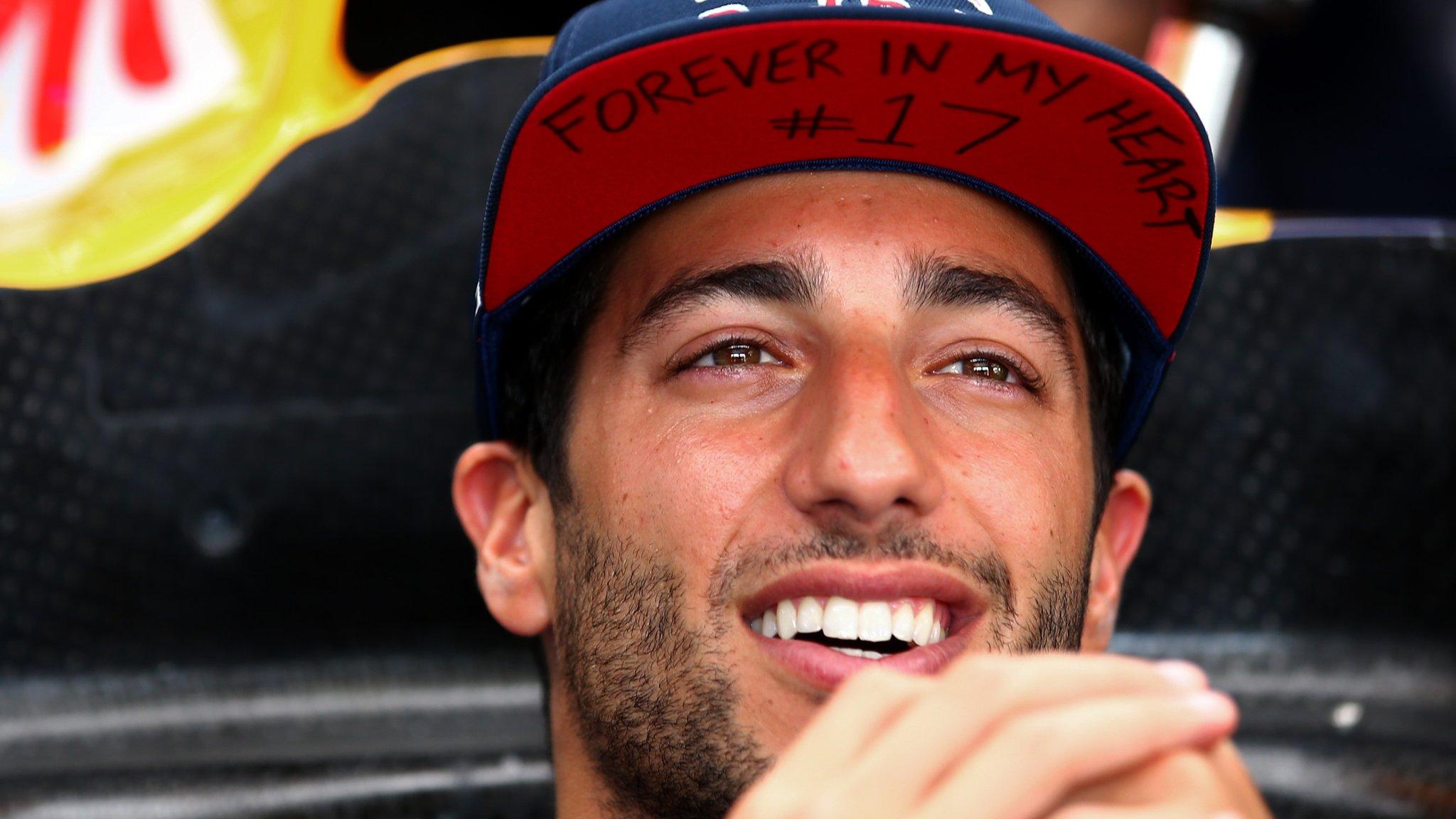 Daniel Ricciardo pays tribute to Jules Bianchi