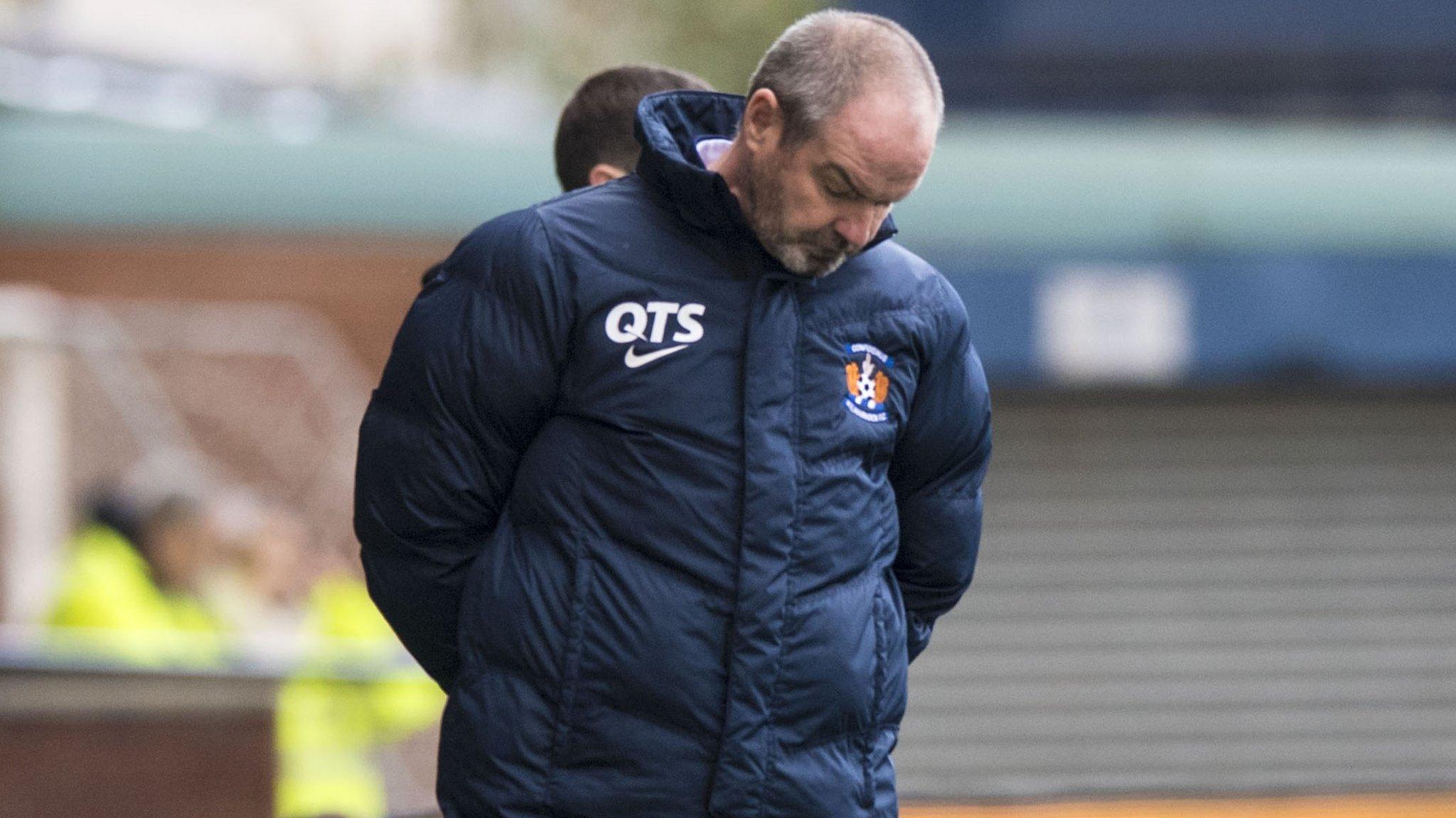 Kilmarnock manager Steve Clarke