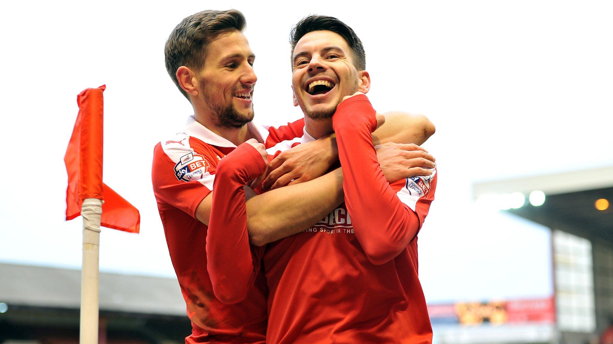 Barnsley celebrate