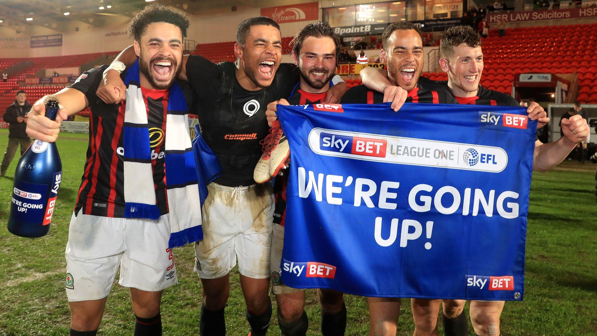 Blackburn celebrate promotion