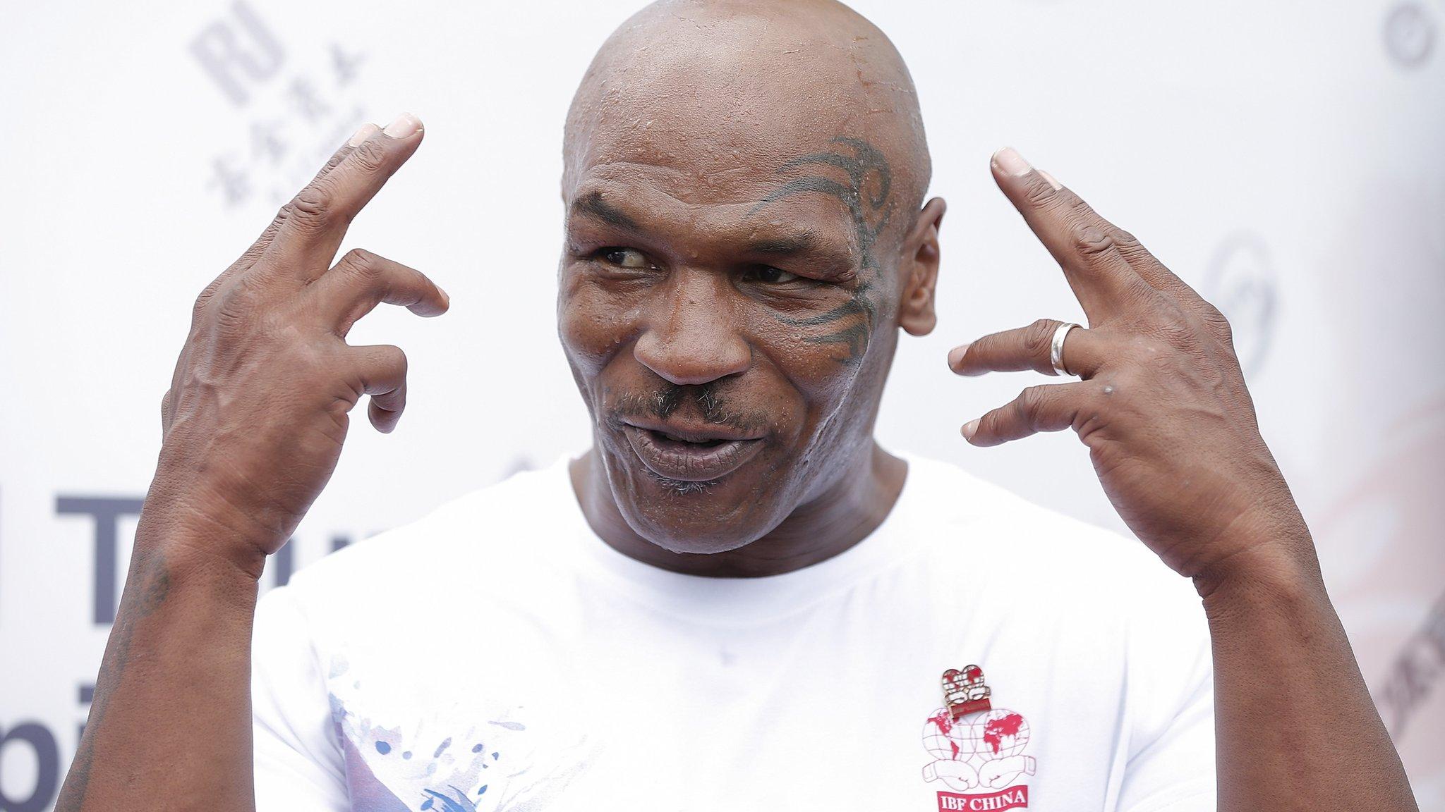 Former heavyweight champion Mike Tyson