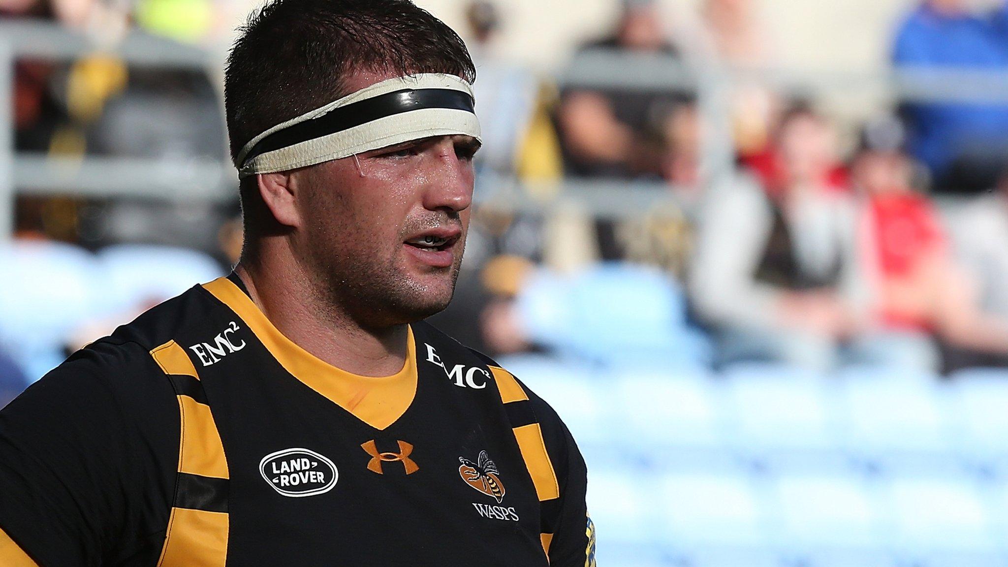 Matt Symons in action for Wasps