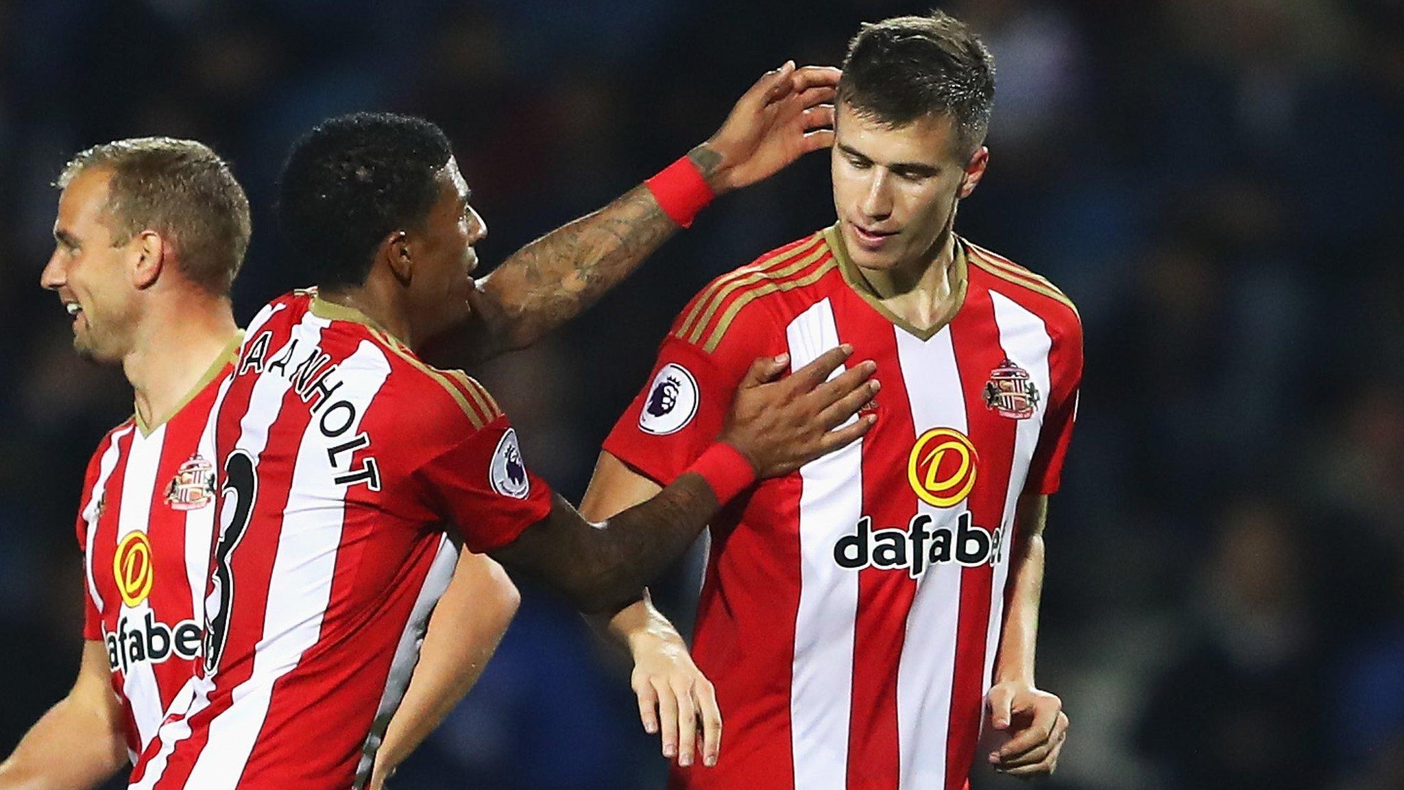 Sunderland's Paddy McNair celebrates after scoring against QPR