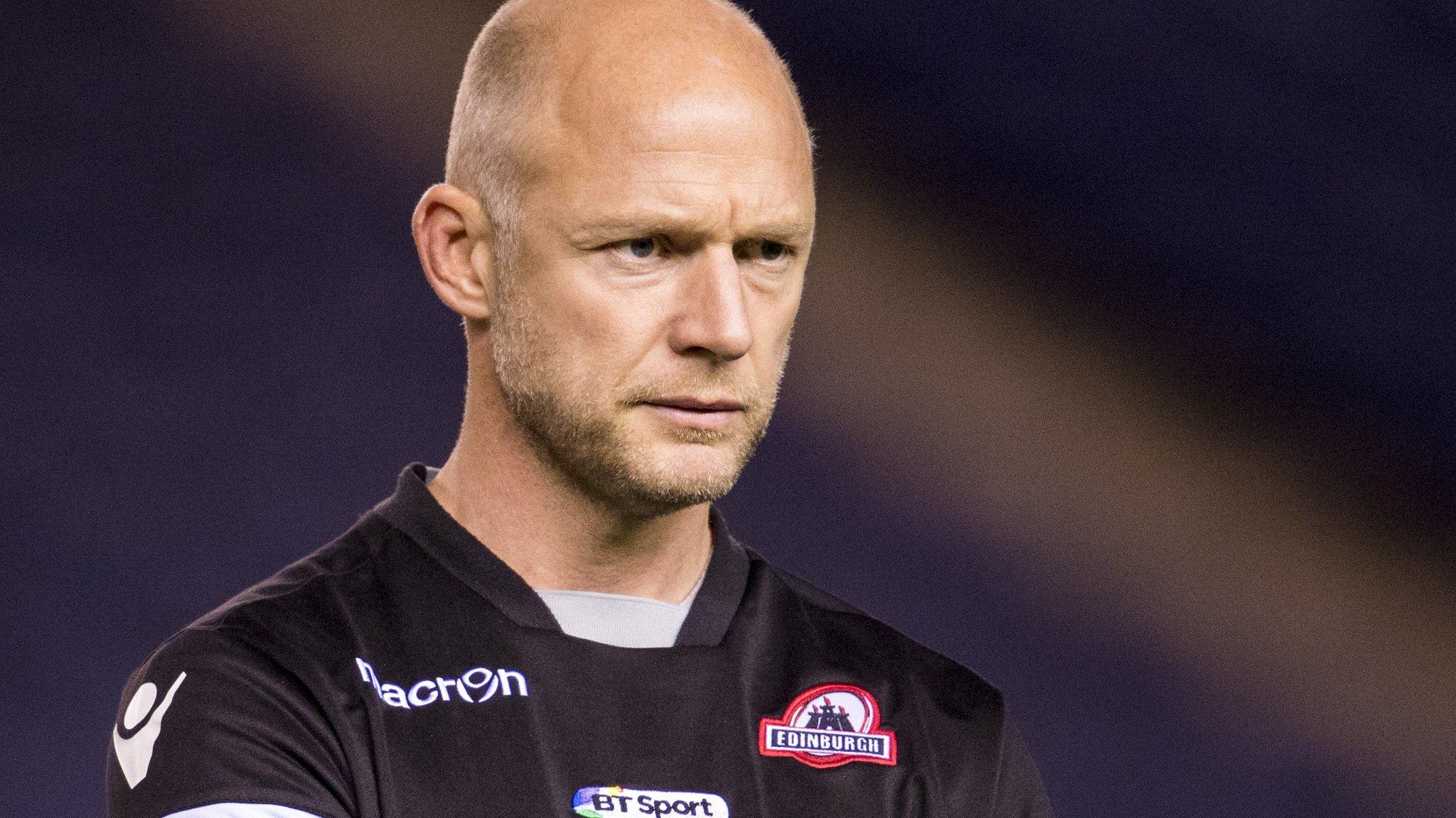 Edinburgh acting head coach Duncan Hodge