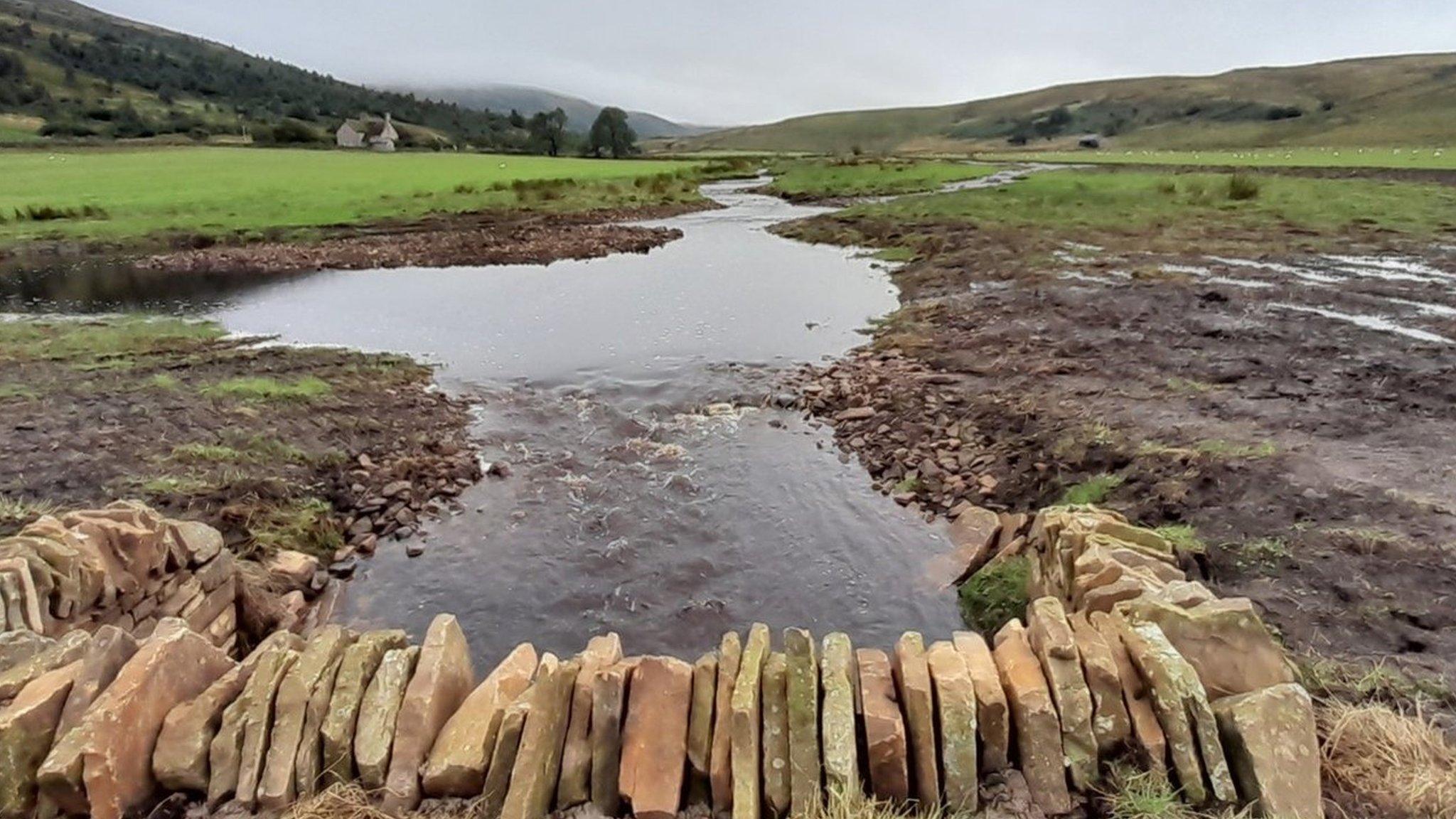 Howgill Beck's new curving route