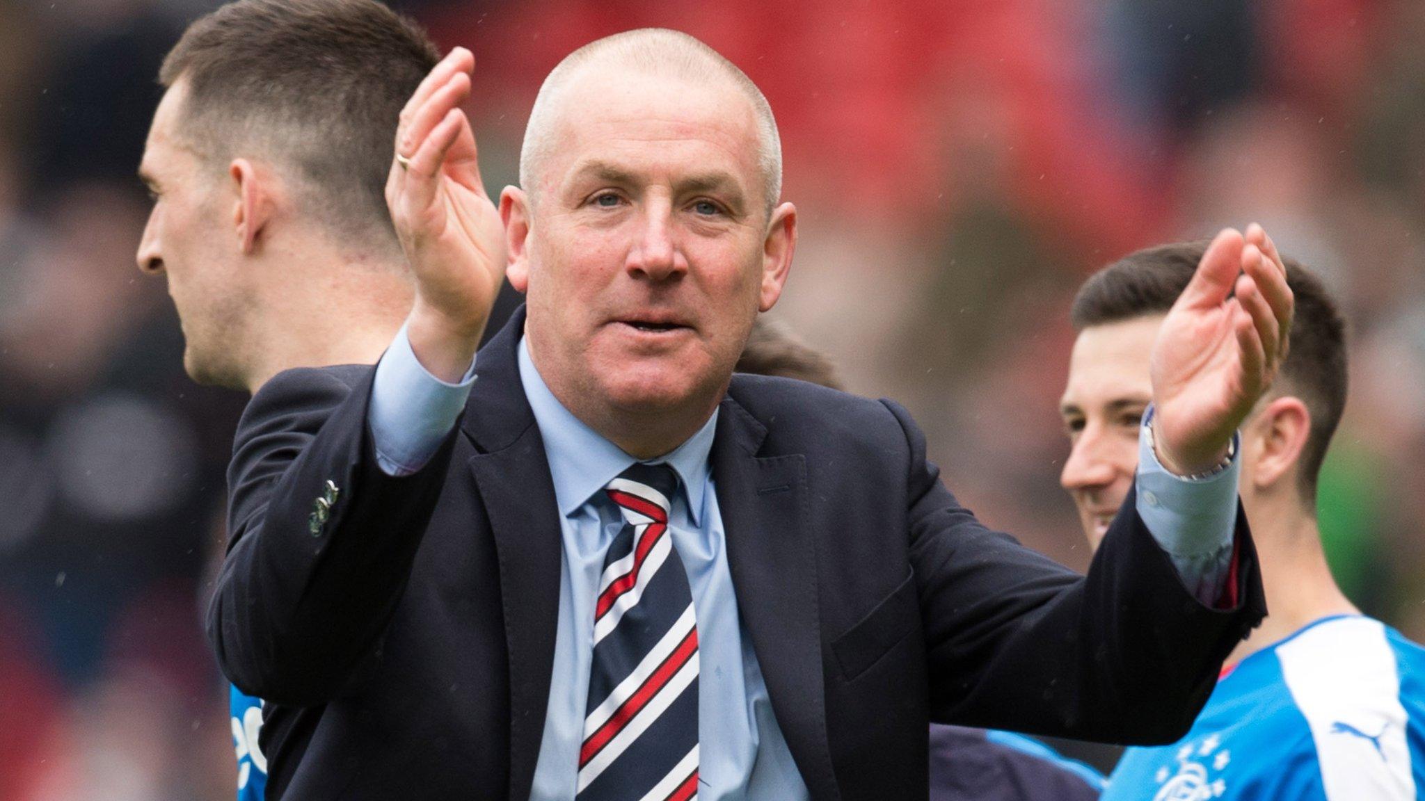 Rangers manager Mark Warburton