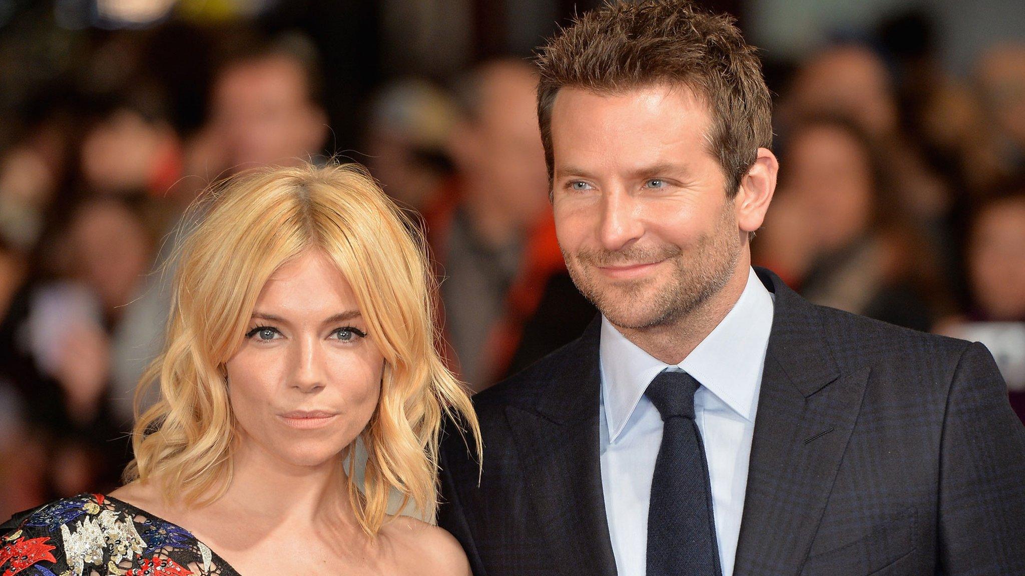 Sienna Miller and Bradley Cooper in London at the Burnt premiere