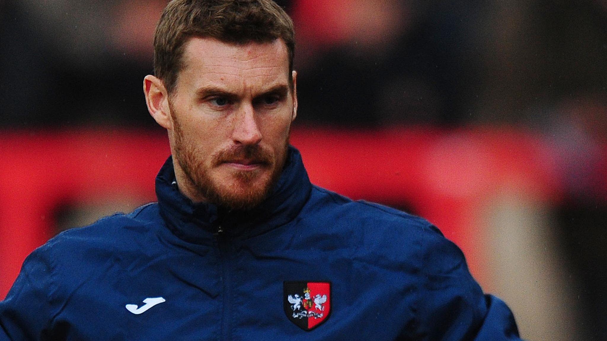 Exeter coach Matt Taylor looks on from the sidelines