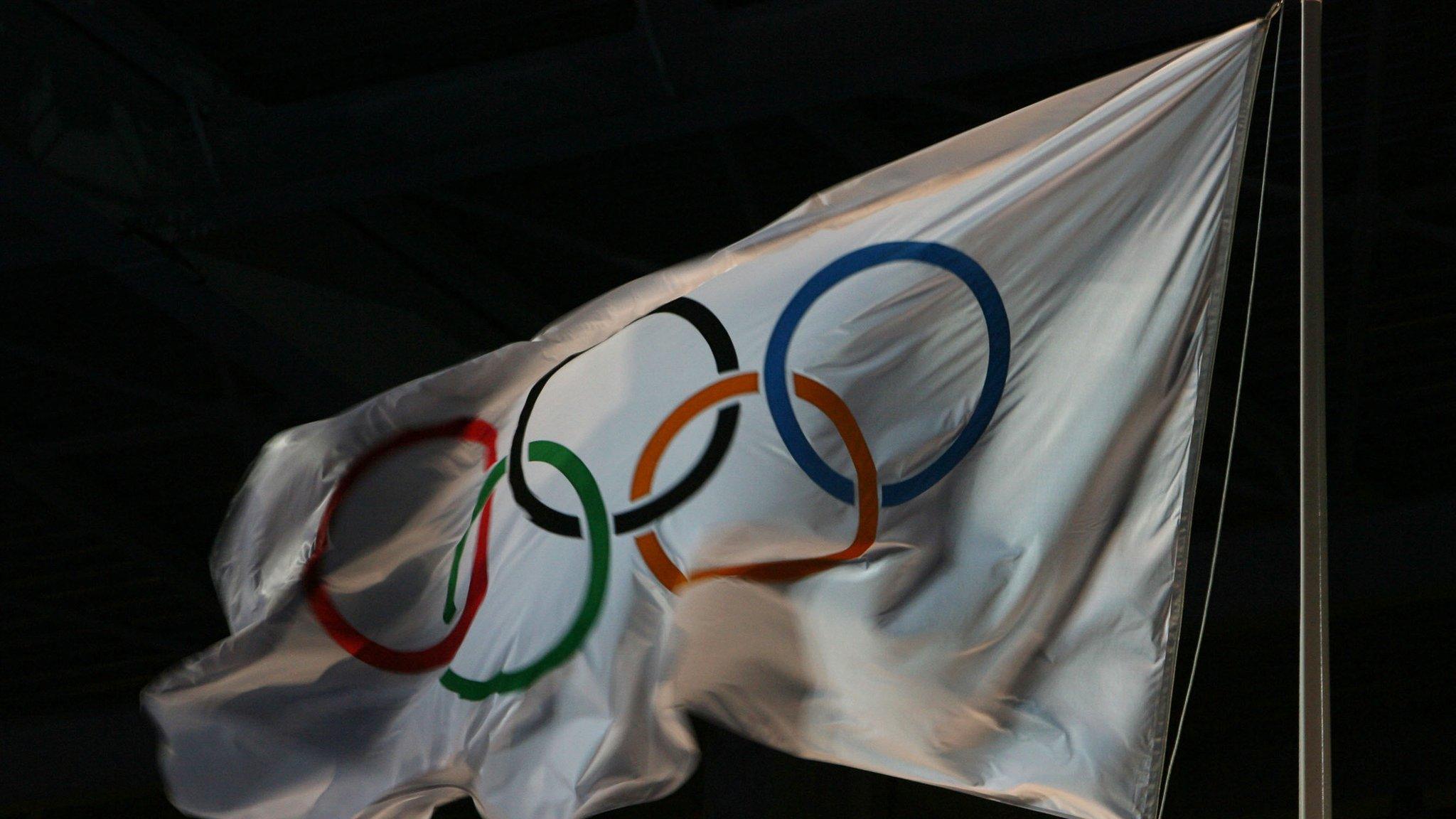 Winter Olympic flag