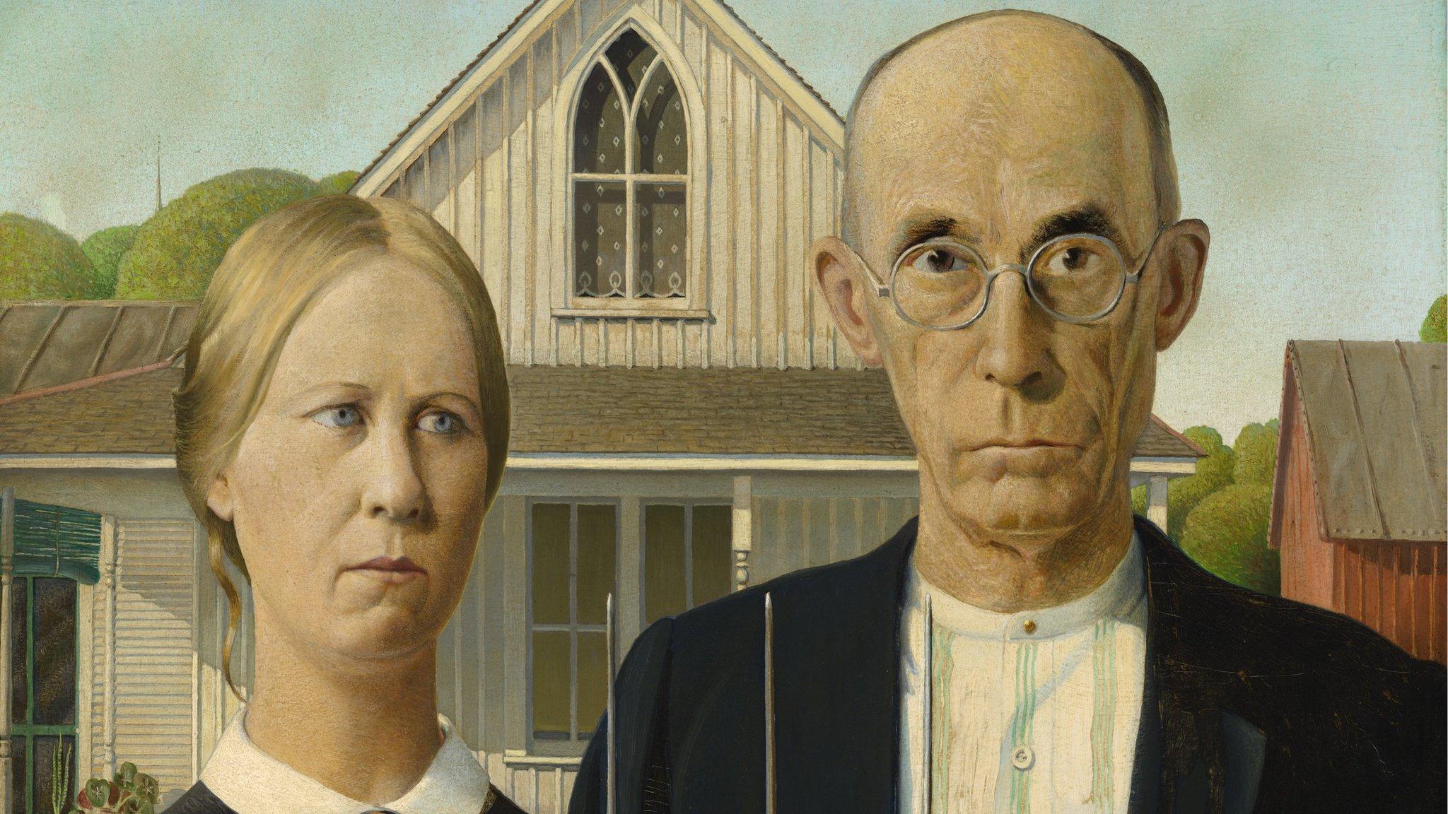 American Gothic by Grant Wood