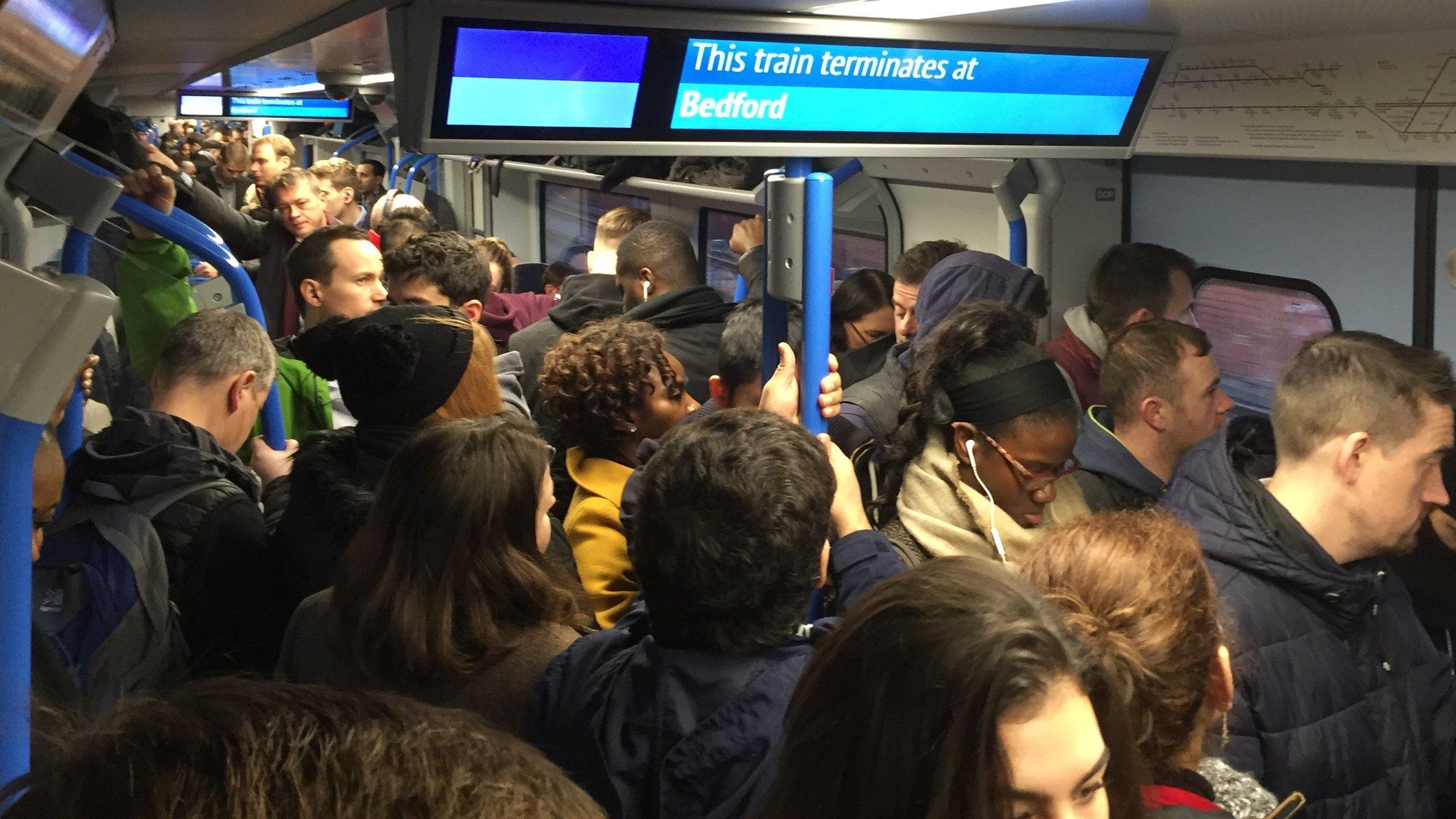 Crowded train