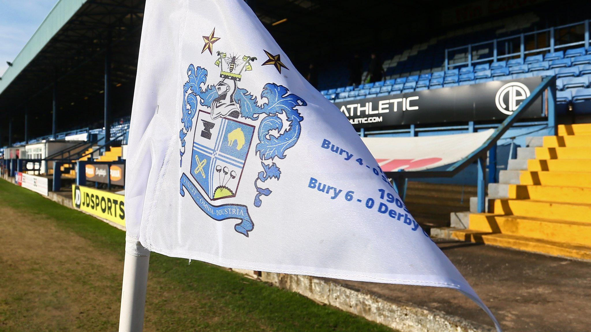 Bury corner flag