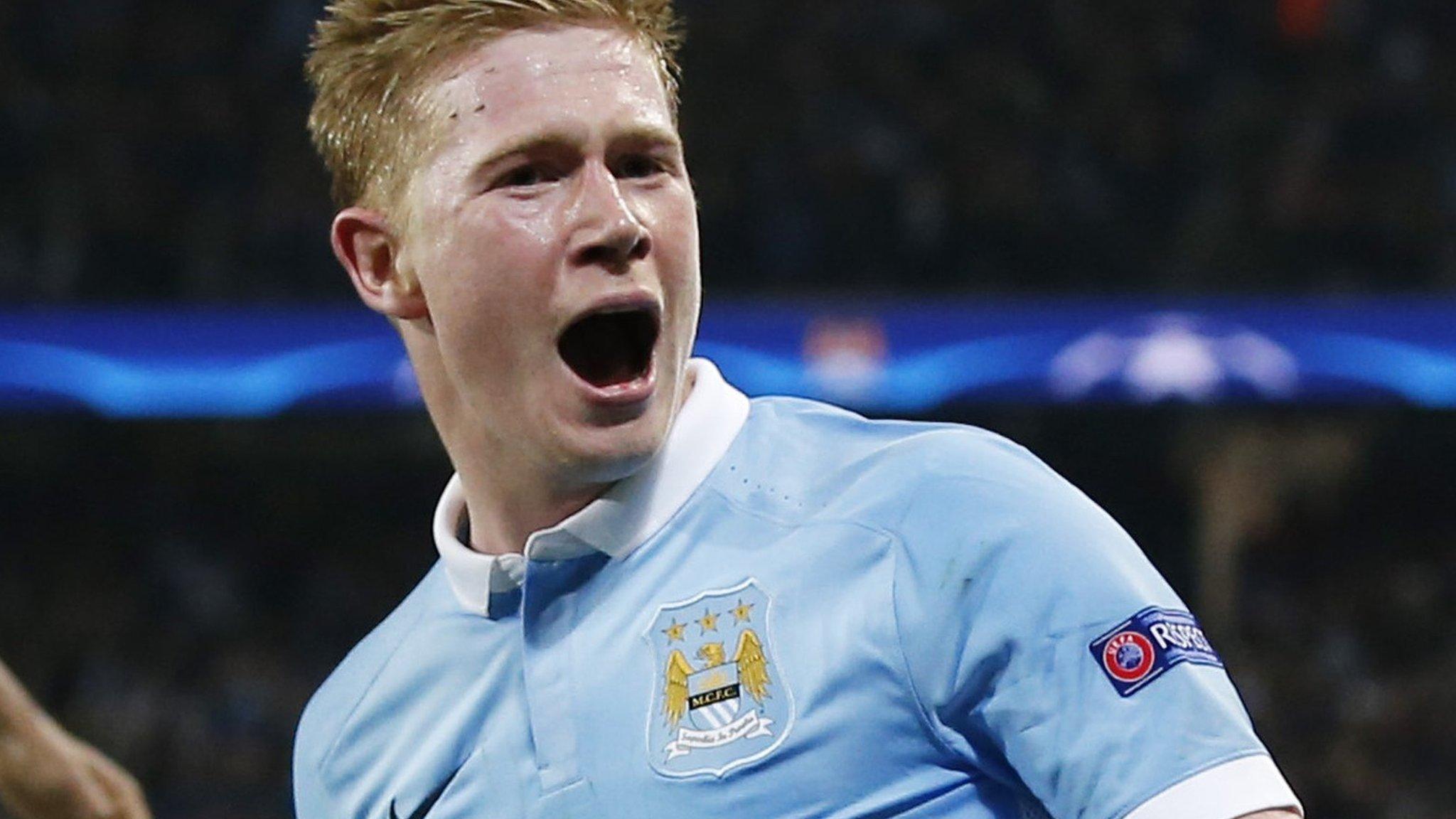 Manchester City midfielder Kevin de Bruyne