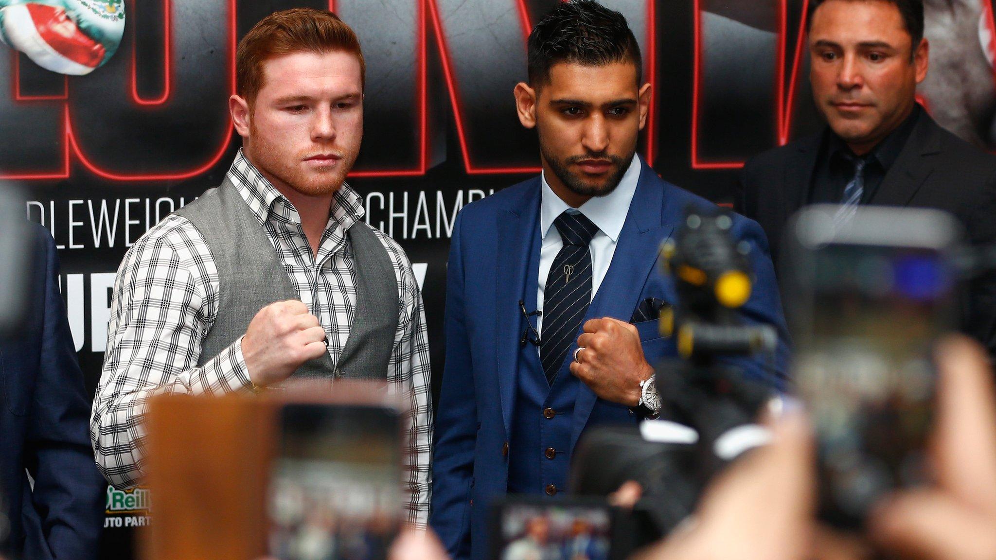 Amir Khan and Canelo Alvarez