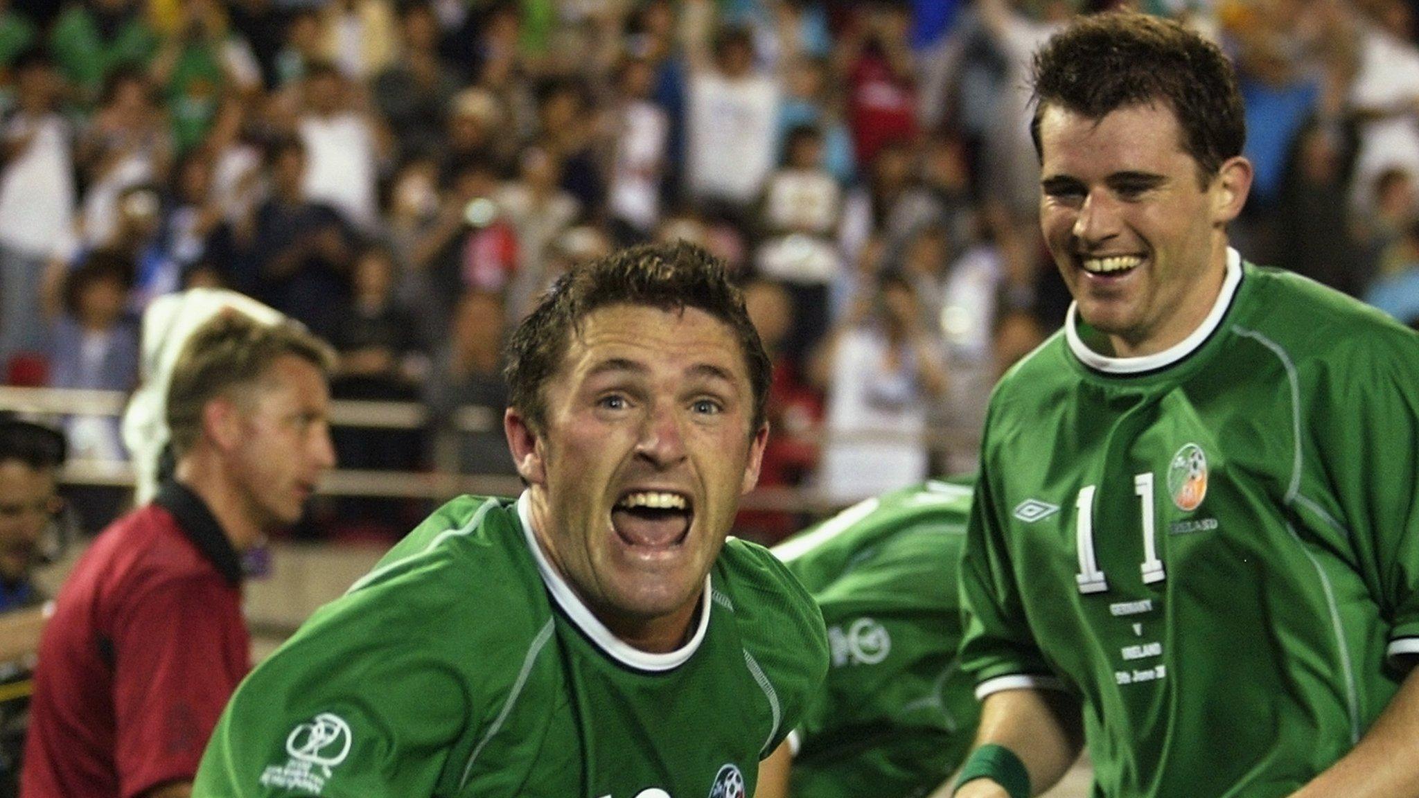 Robbie Keane celebrates