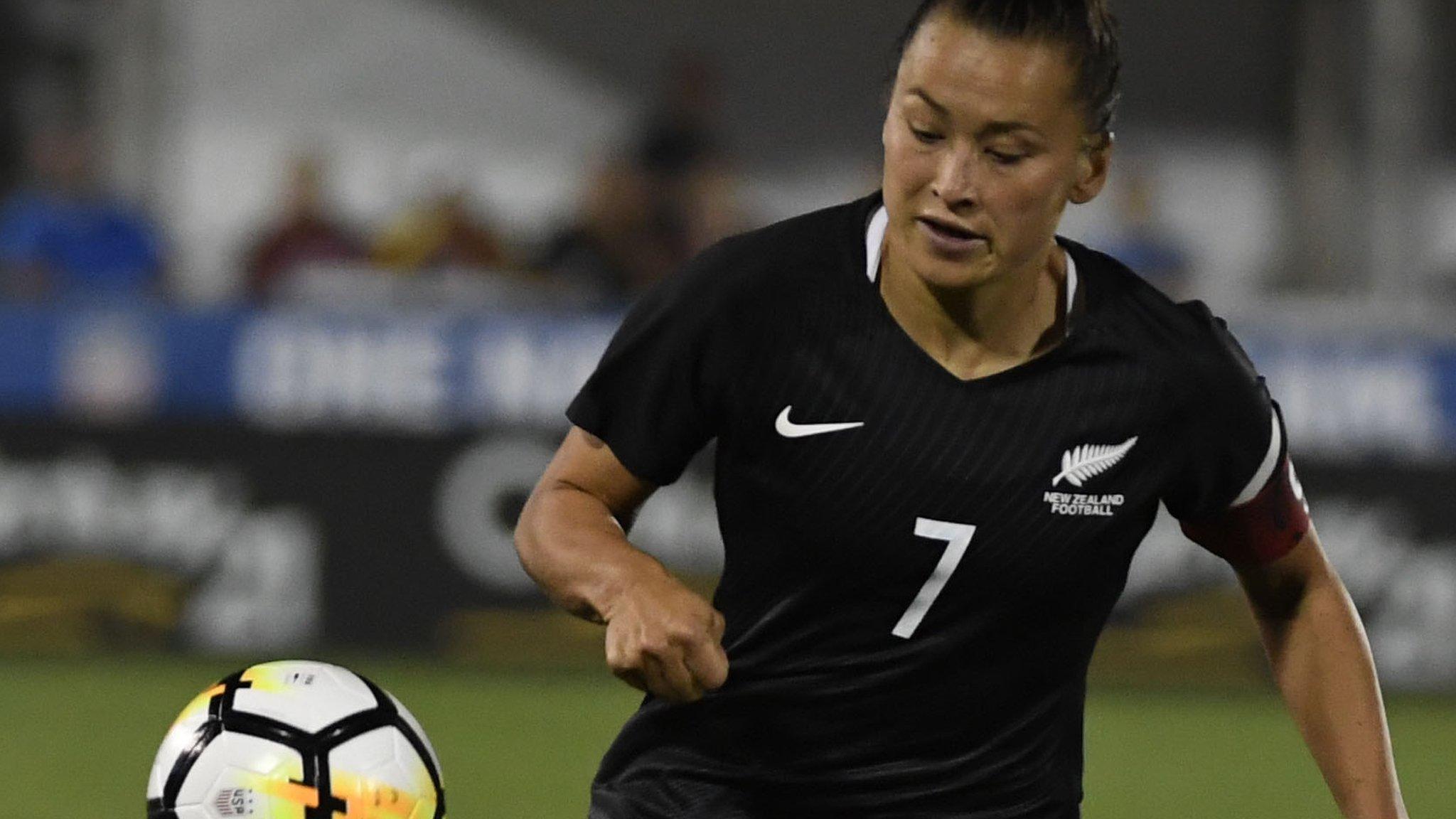 Ali Riley in action for New Zealand