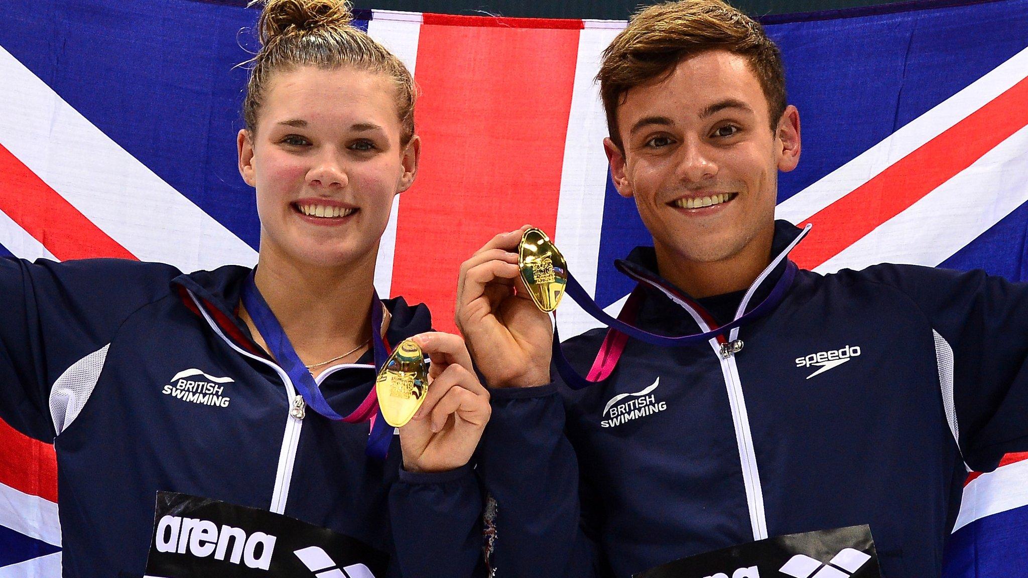 Grace Reid and Tom Daley