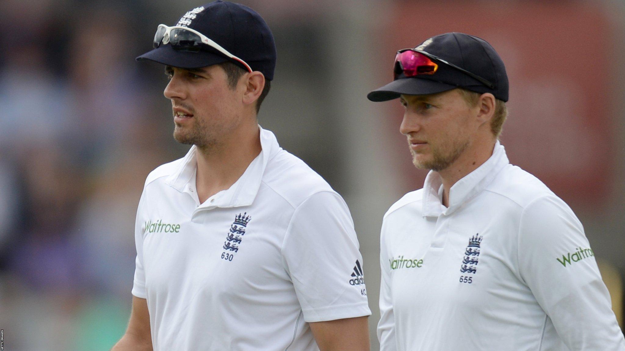 Alastair Cook and Joe Root