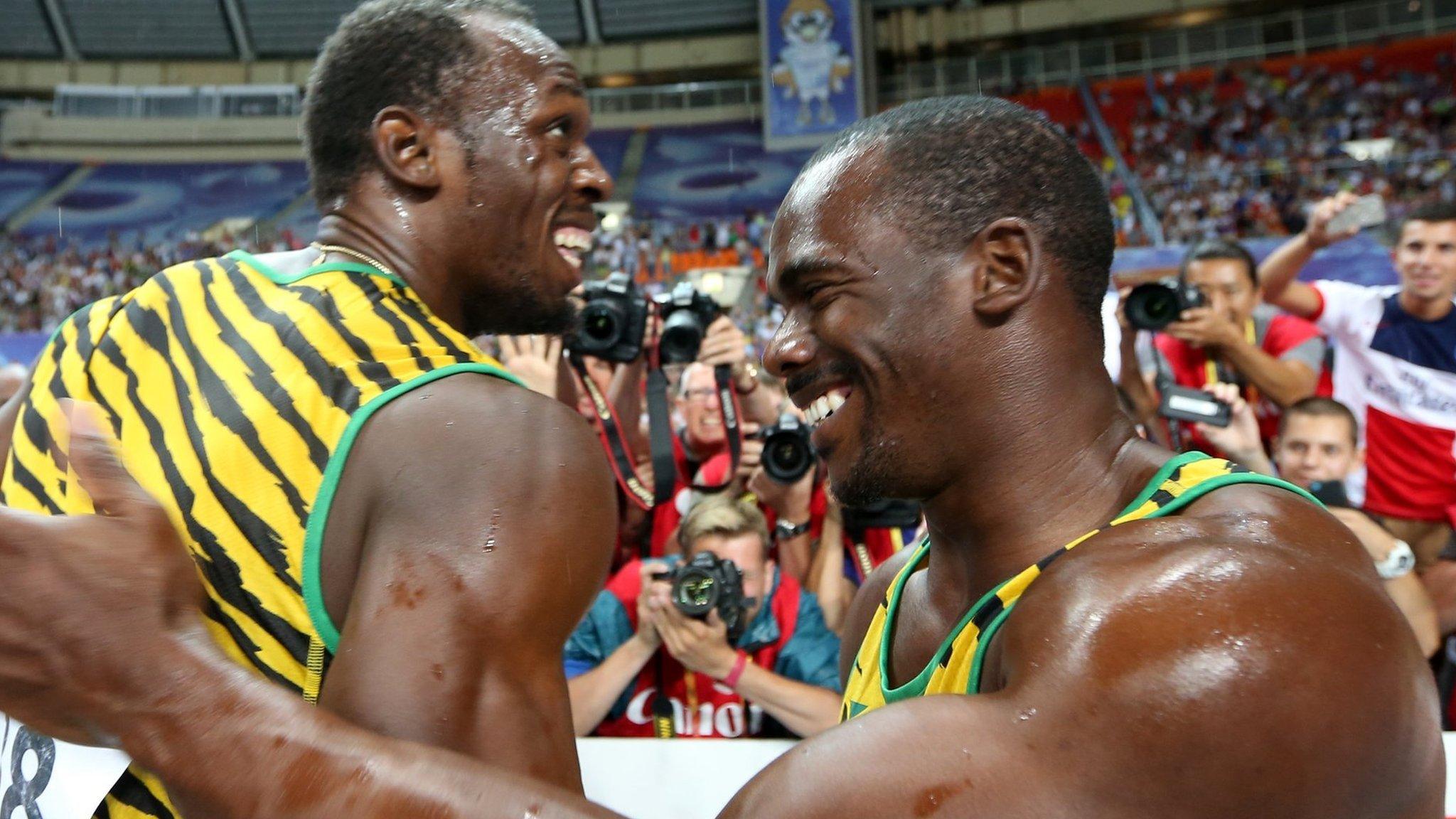 Usain Bolt and Nesta Carter