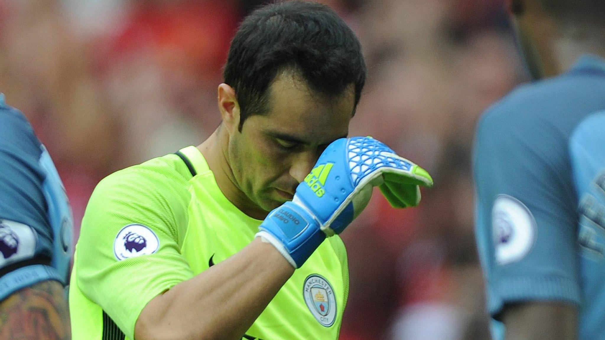 Man City keeper Claudio Bravo