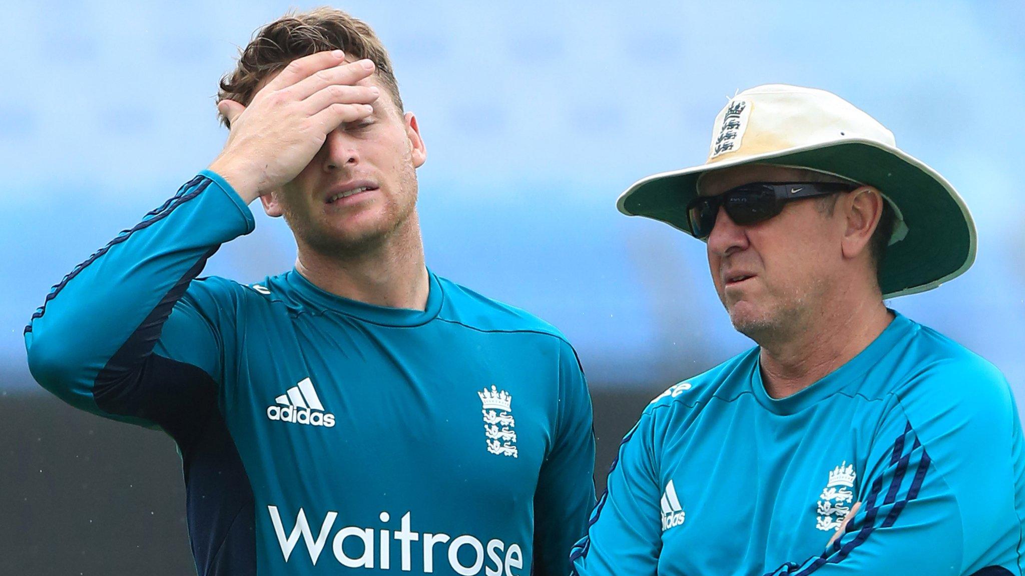 Jos Buttler and Trevor Bayliss