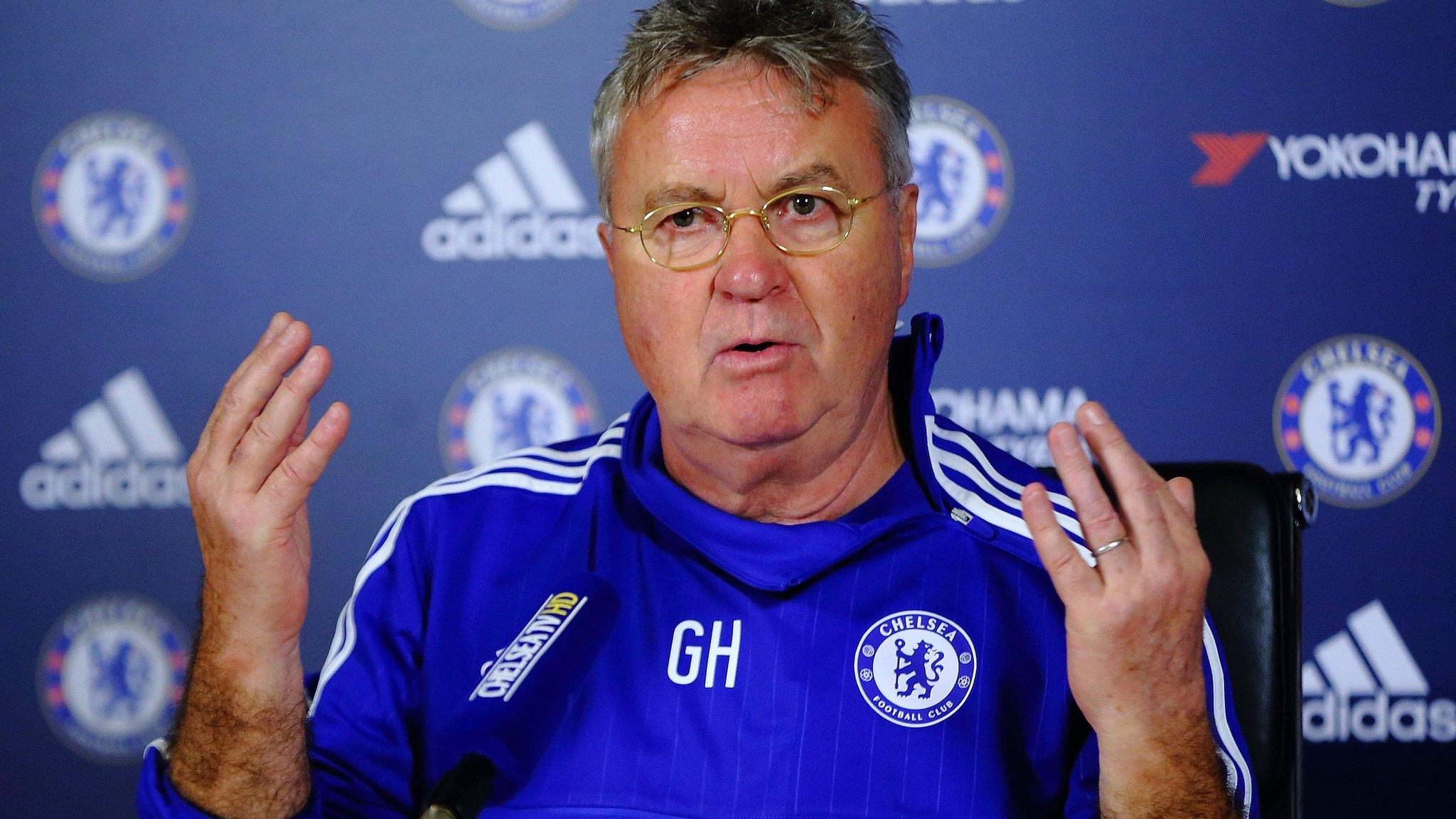 Chelsea manager Guus Hiddink