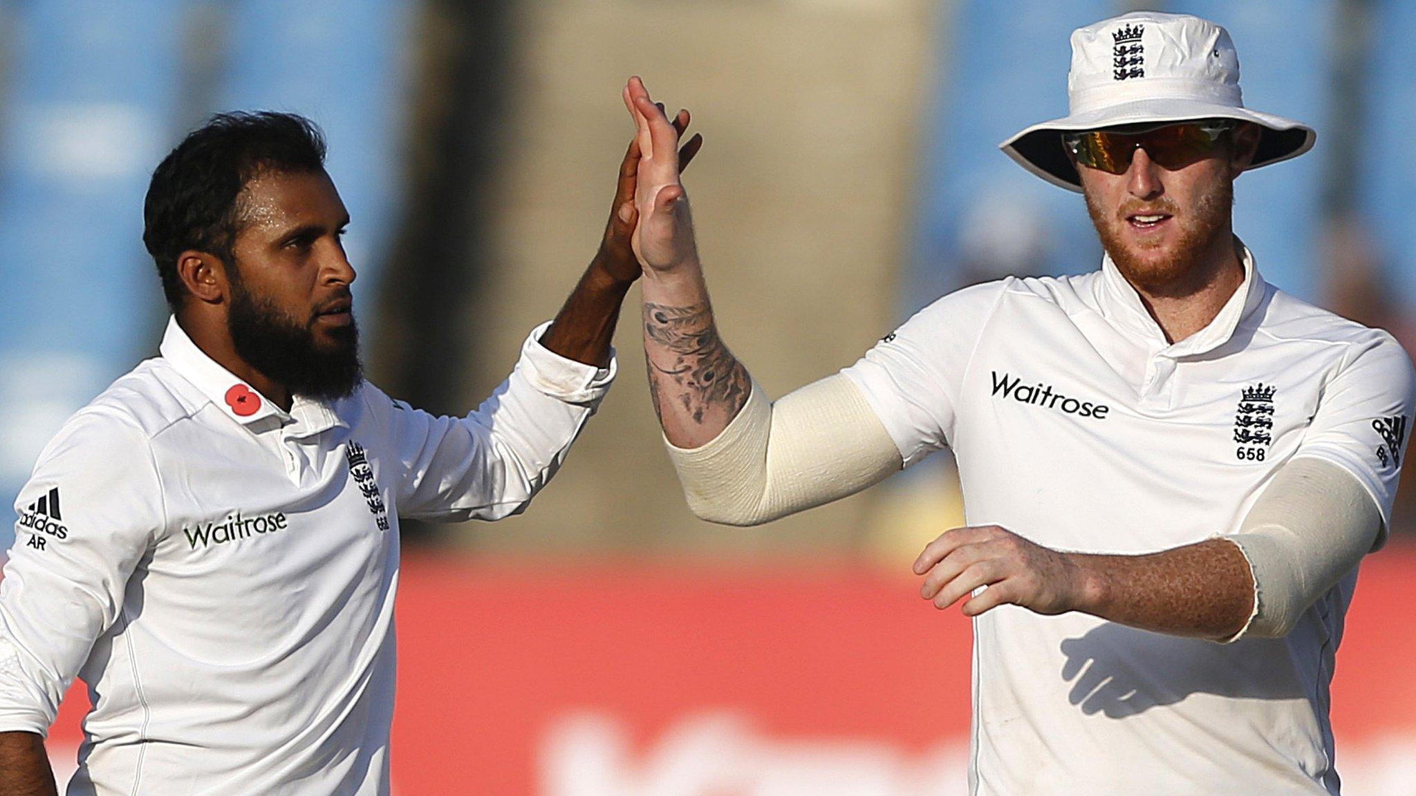 Adil Rashid and Ben Stokes