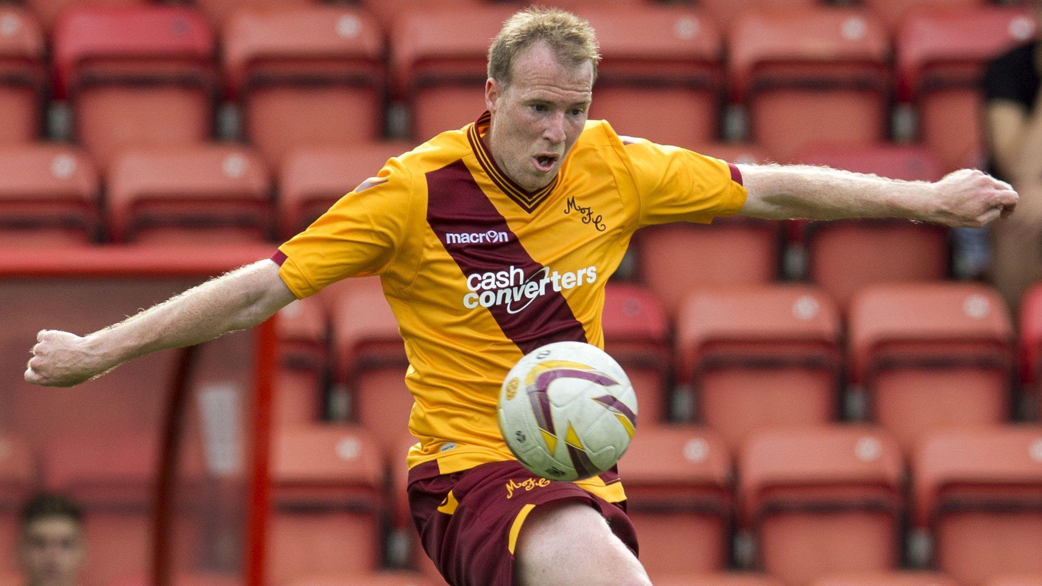 Motherwell forward David Clarkson