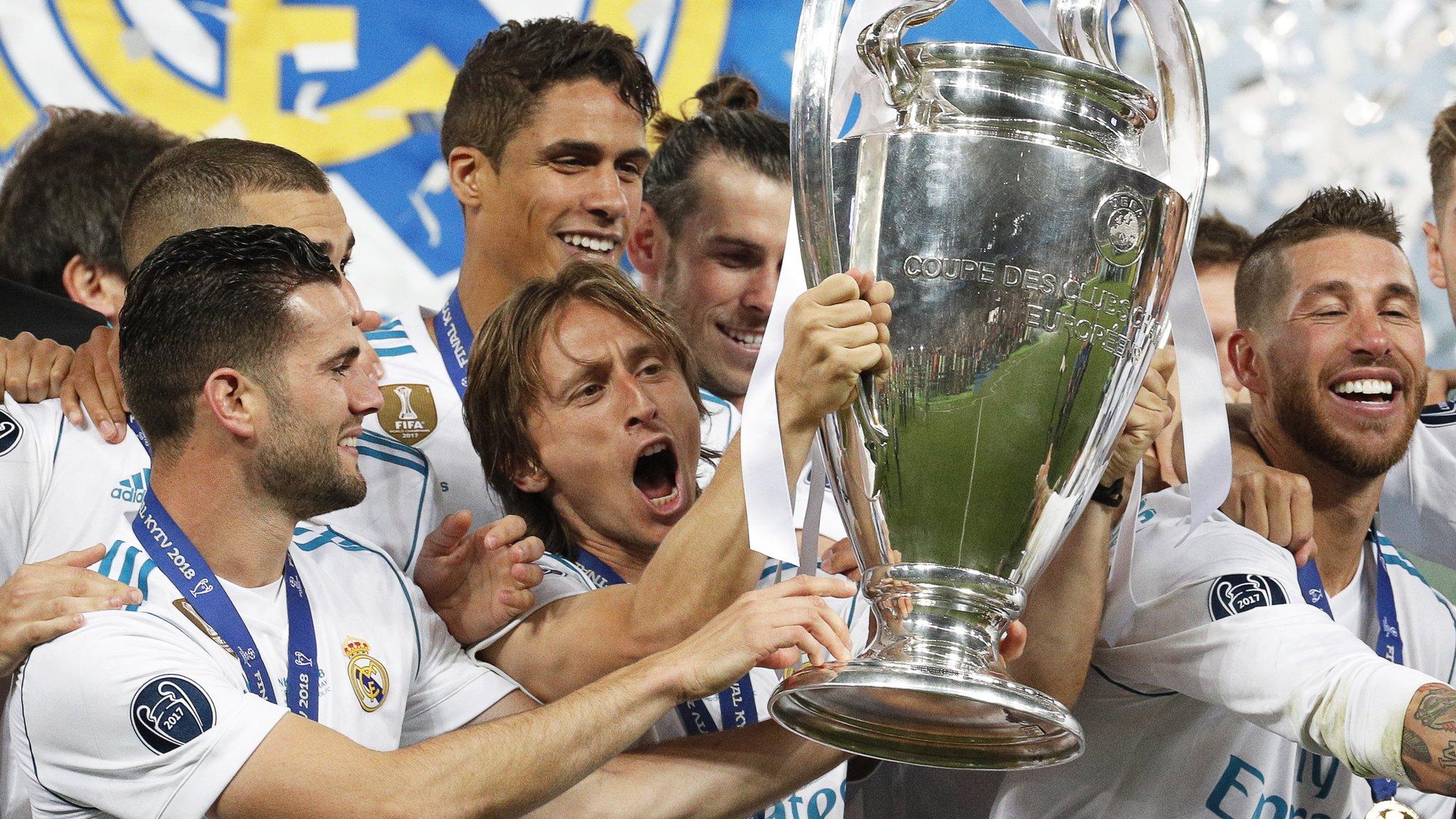 Real Madrid beat Liverpool in the Champions league final to win the competition for a third successive year