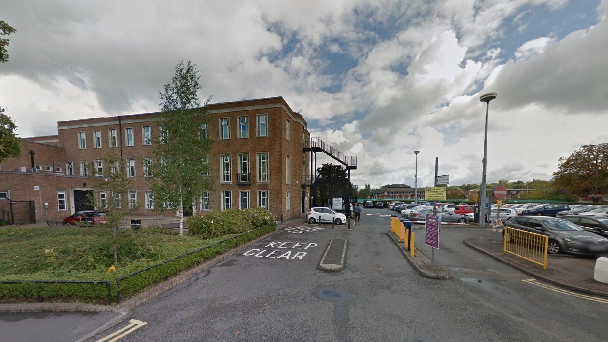 Maidenhead town hall and car park