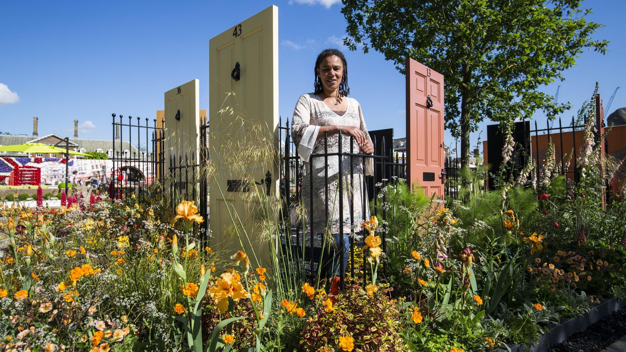 Gardener Juliet Sargeant at Chelsea Flower Show