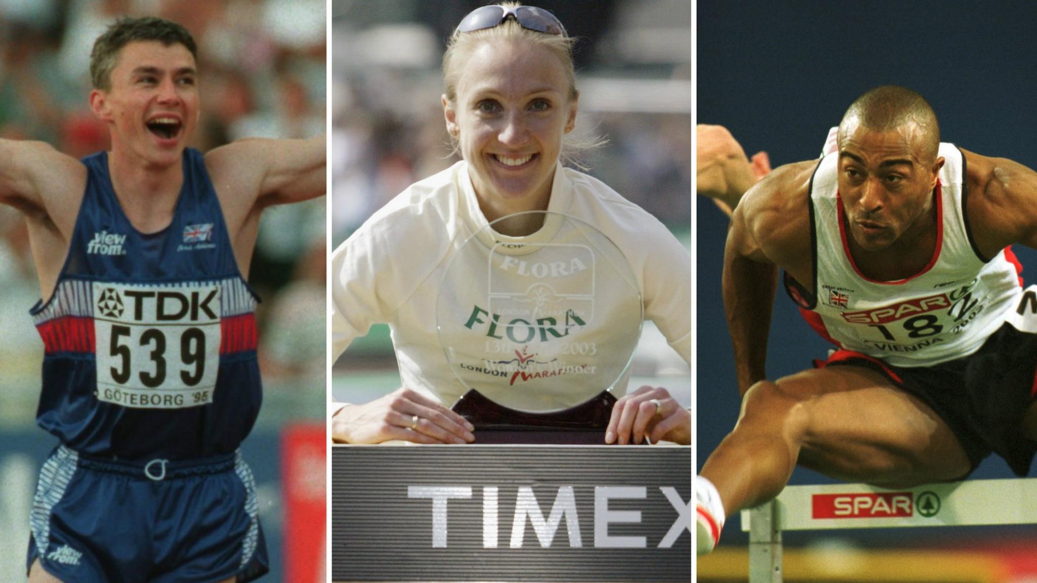 Jonathan Edwards, Paula Radcliffe, Colin Jackson