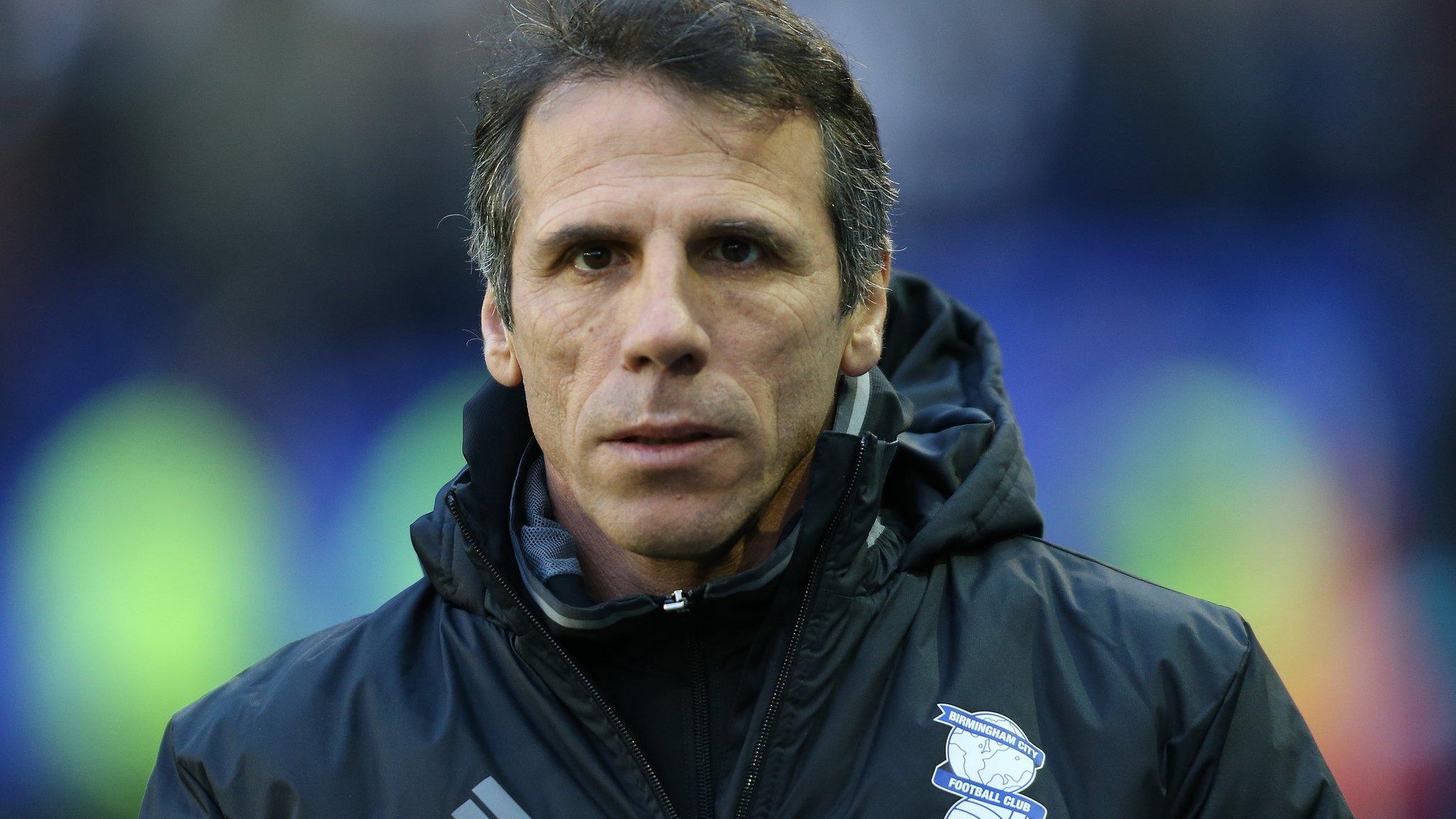 Gianfranco Zola took charge of Birmingham City on 14 December following Gary Rowett's surprise sacking