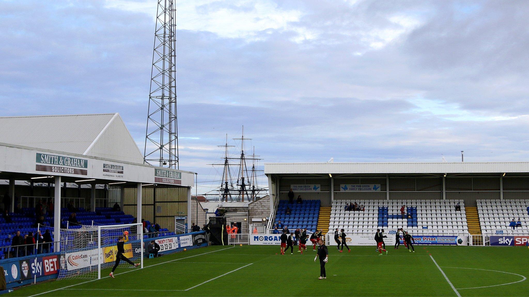 Hartlepool United are 17th in the National League and seven points off the relegation places