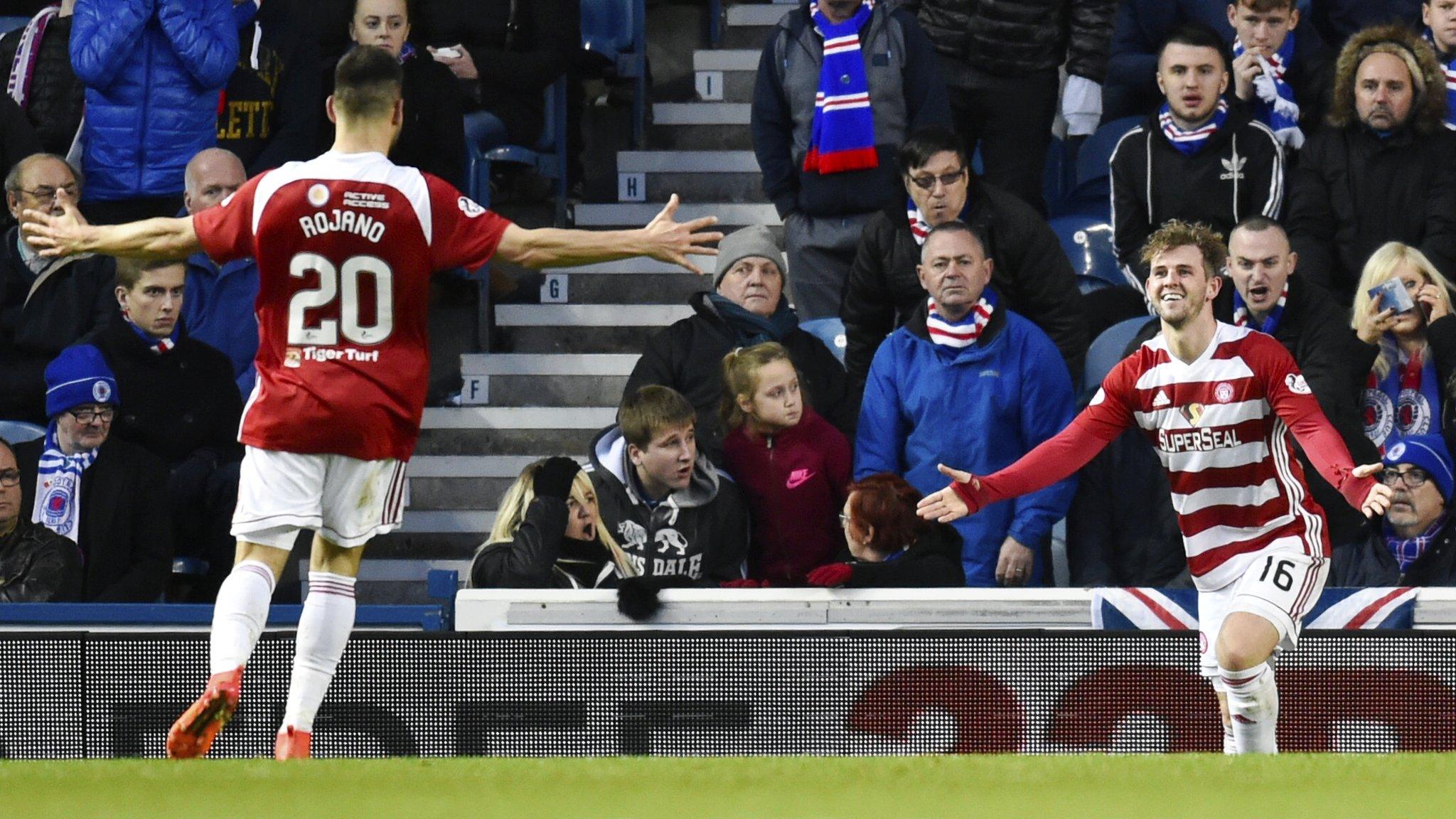 Hamilton celebrate