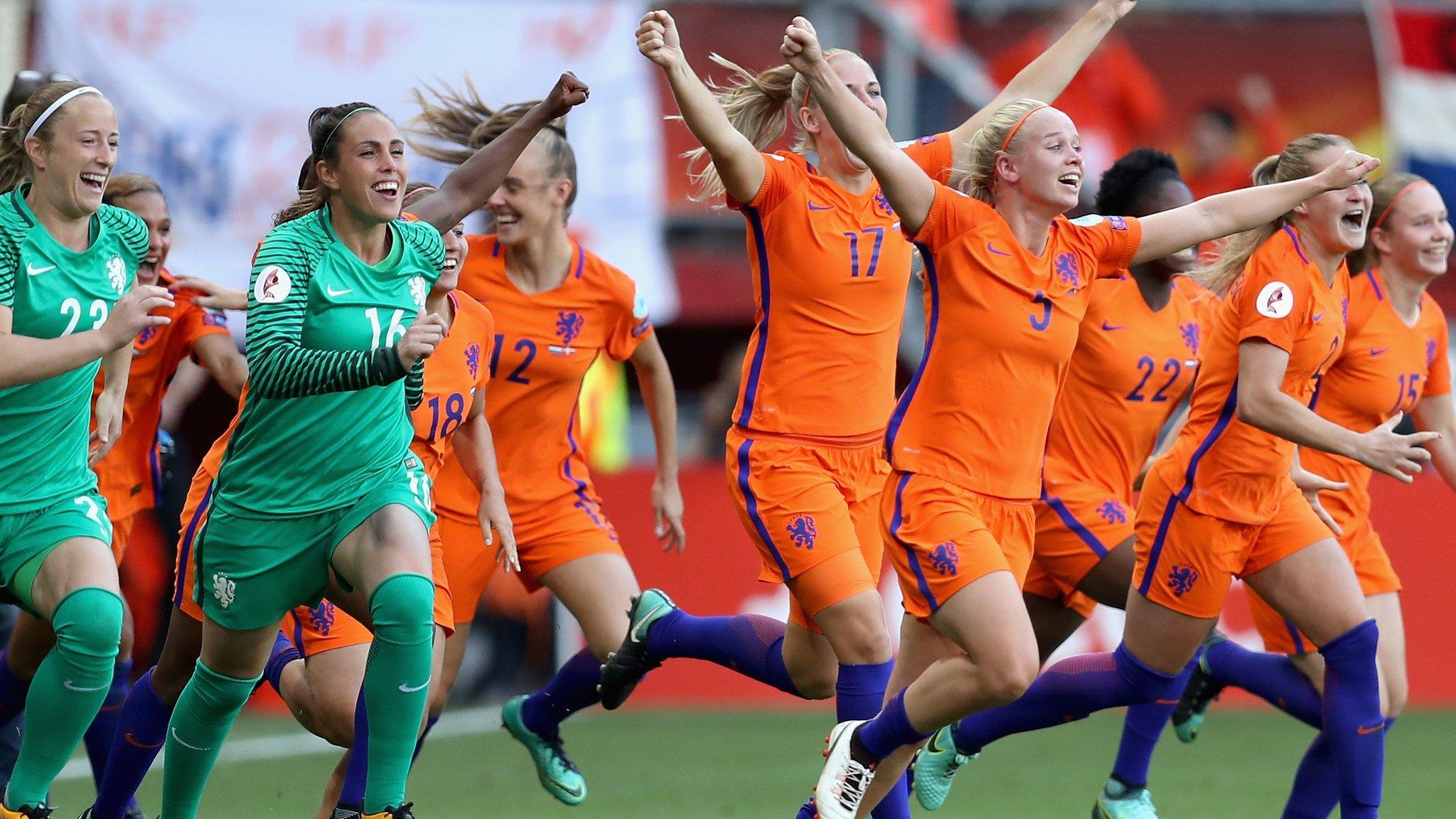 Netherlands celebrate victory