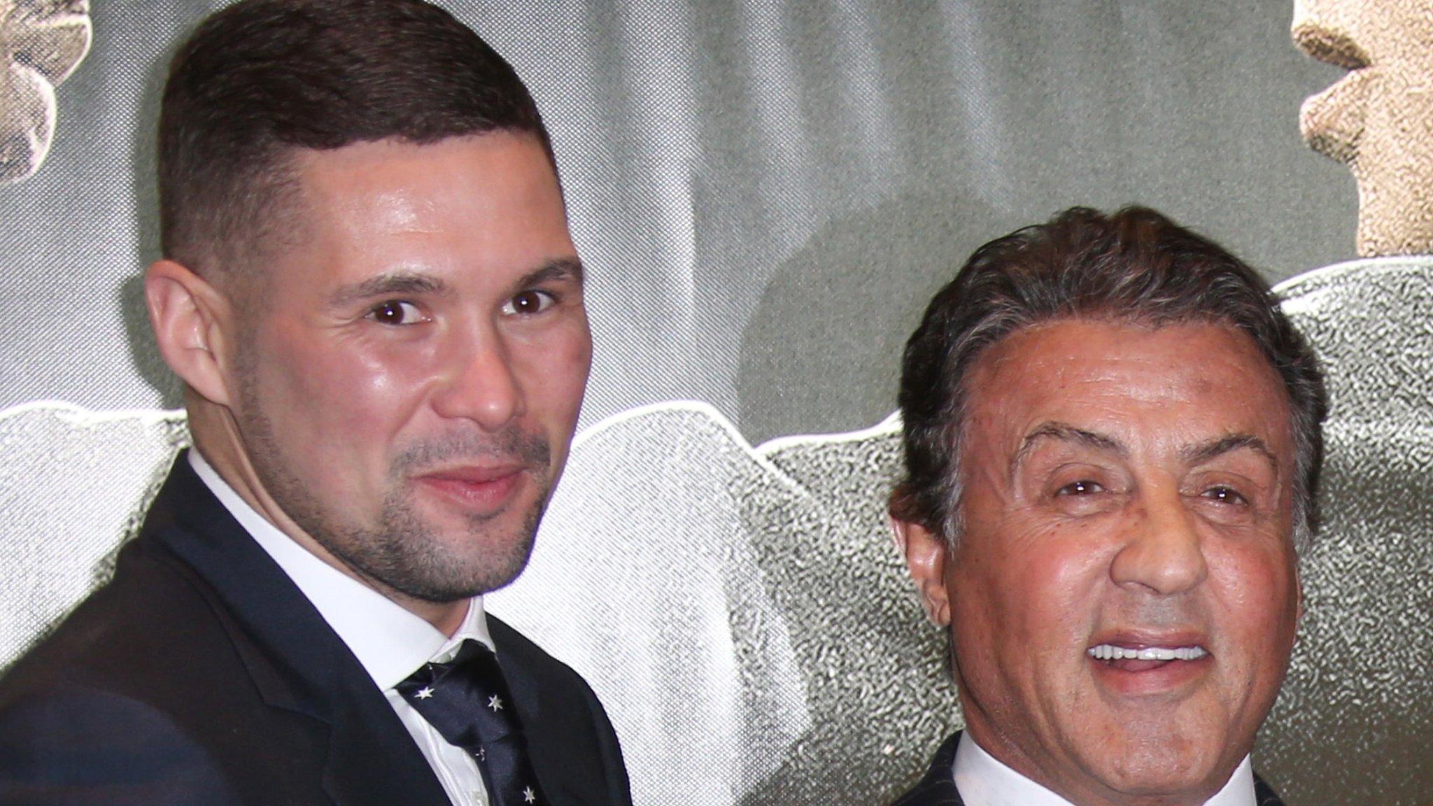 Tony Bellew and Sylvester Stallone