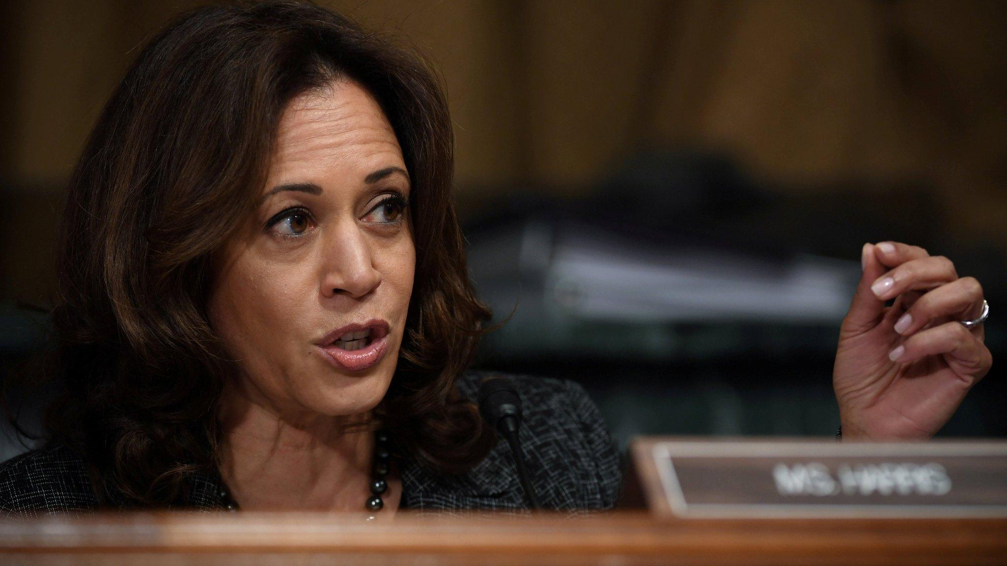 File photo: Senator Kamala Harris