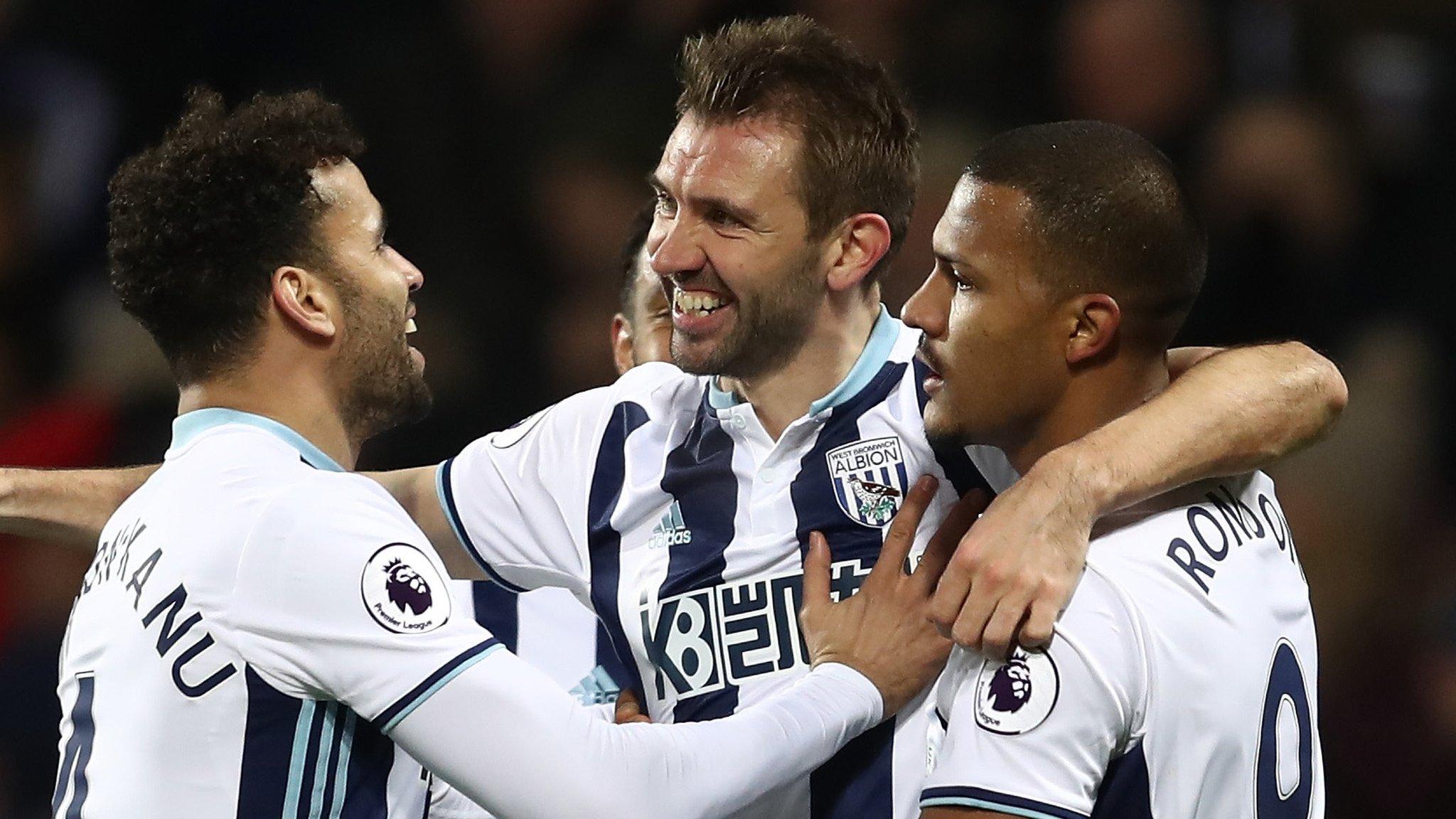 West Brom celebrate