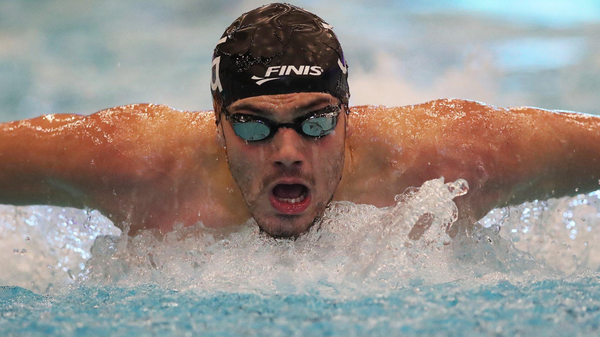 James Guy defends 200m butterfly title at the British Championships