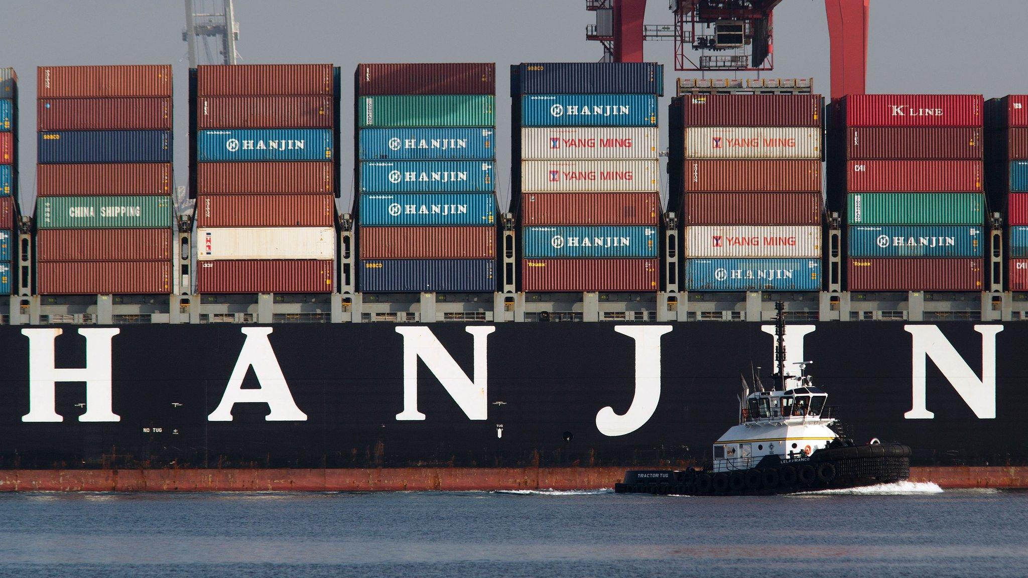 Hanjin vessel