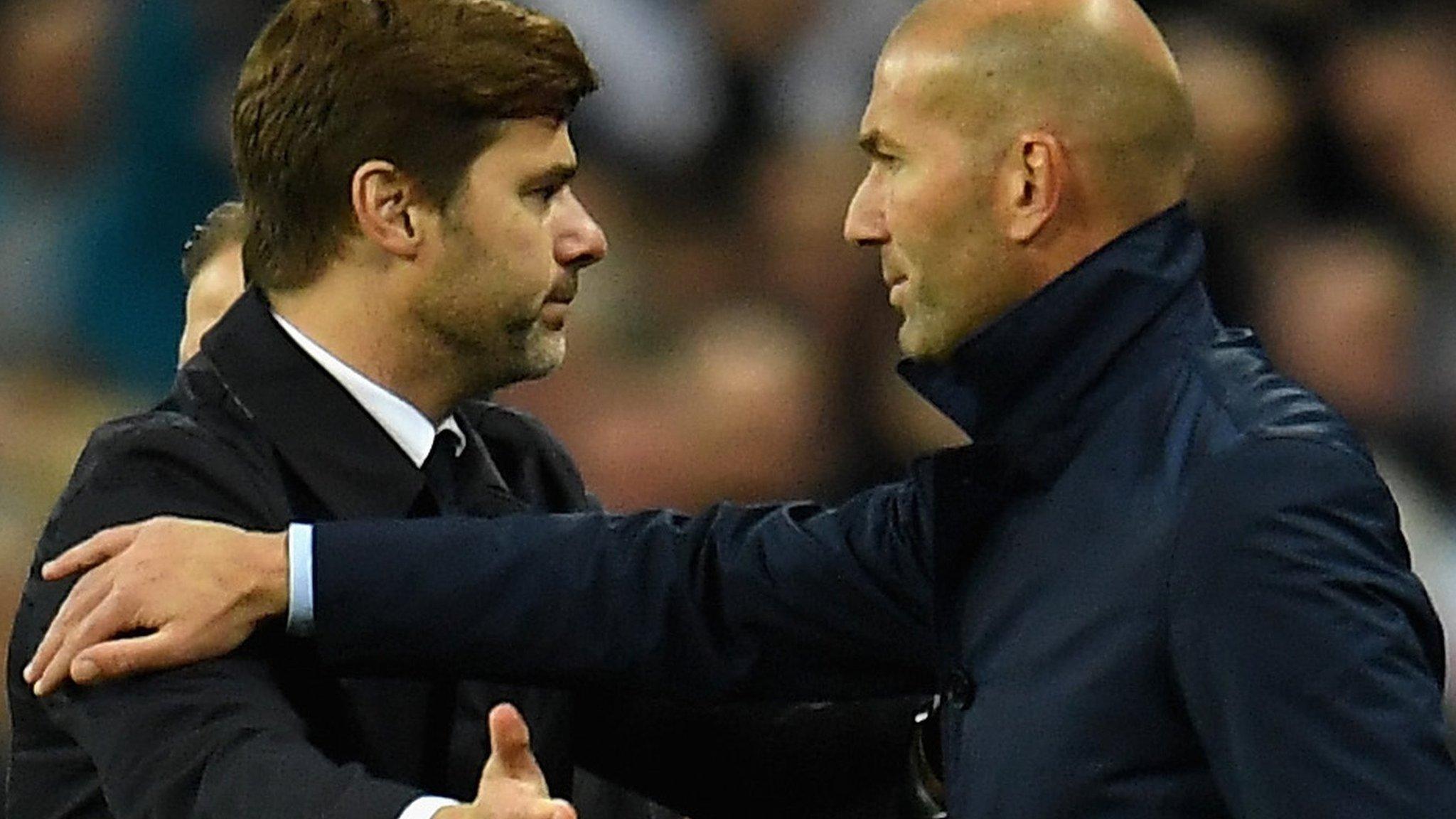 Mauricio Pochettino and Zinedine Zidane