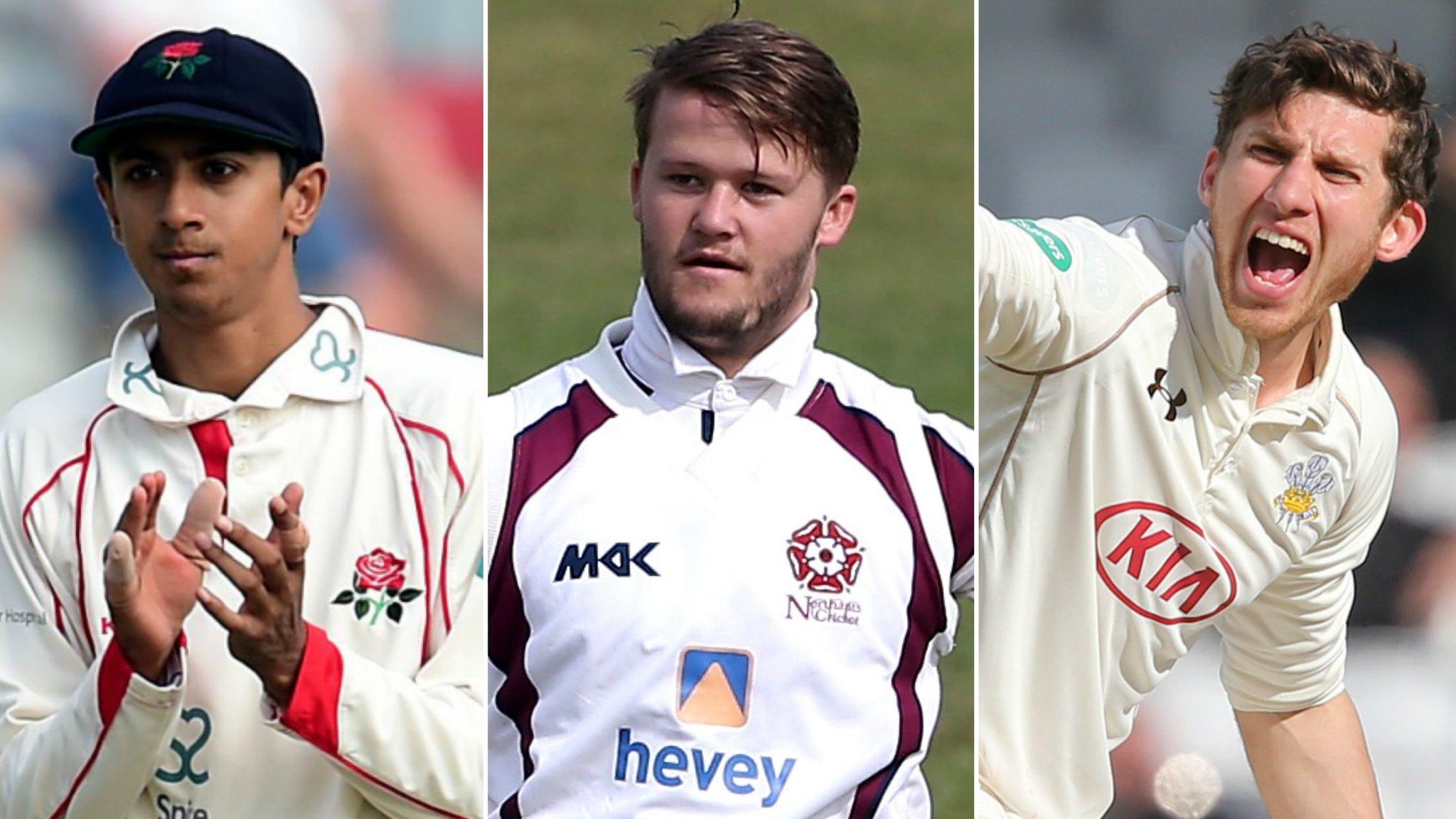Haseeb Hameed, Ben Duckett and Zafar Ansari
