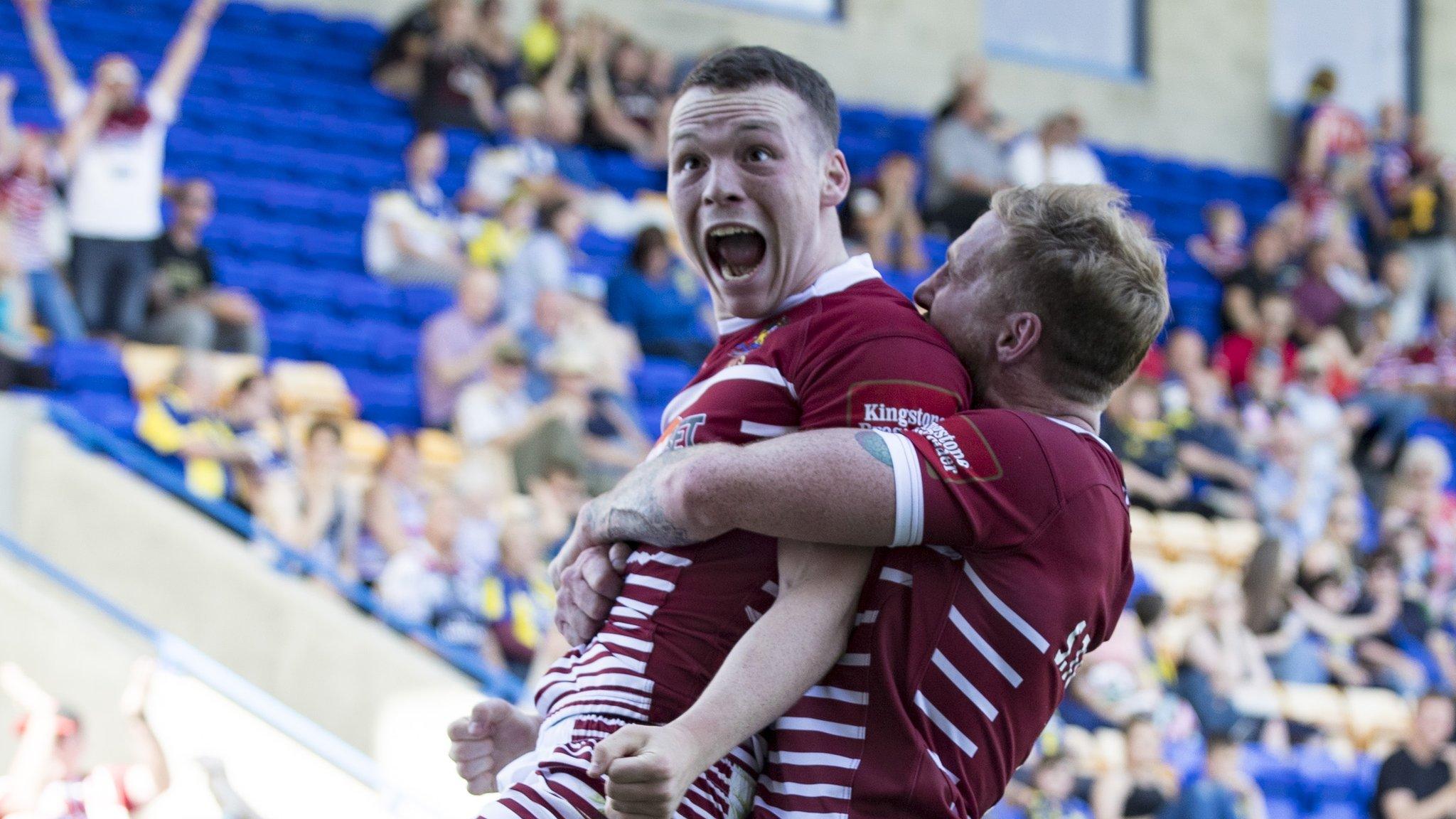 Wigan celebrate