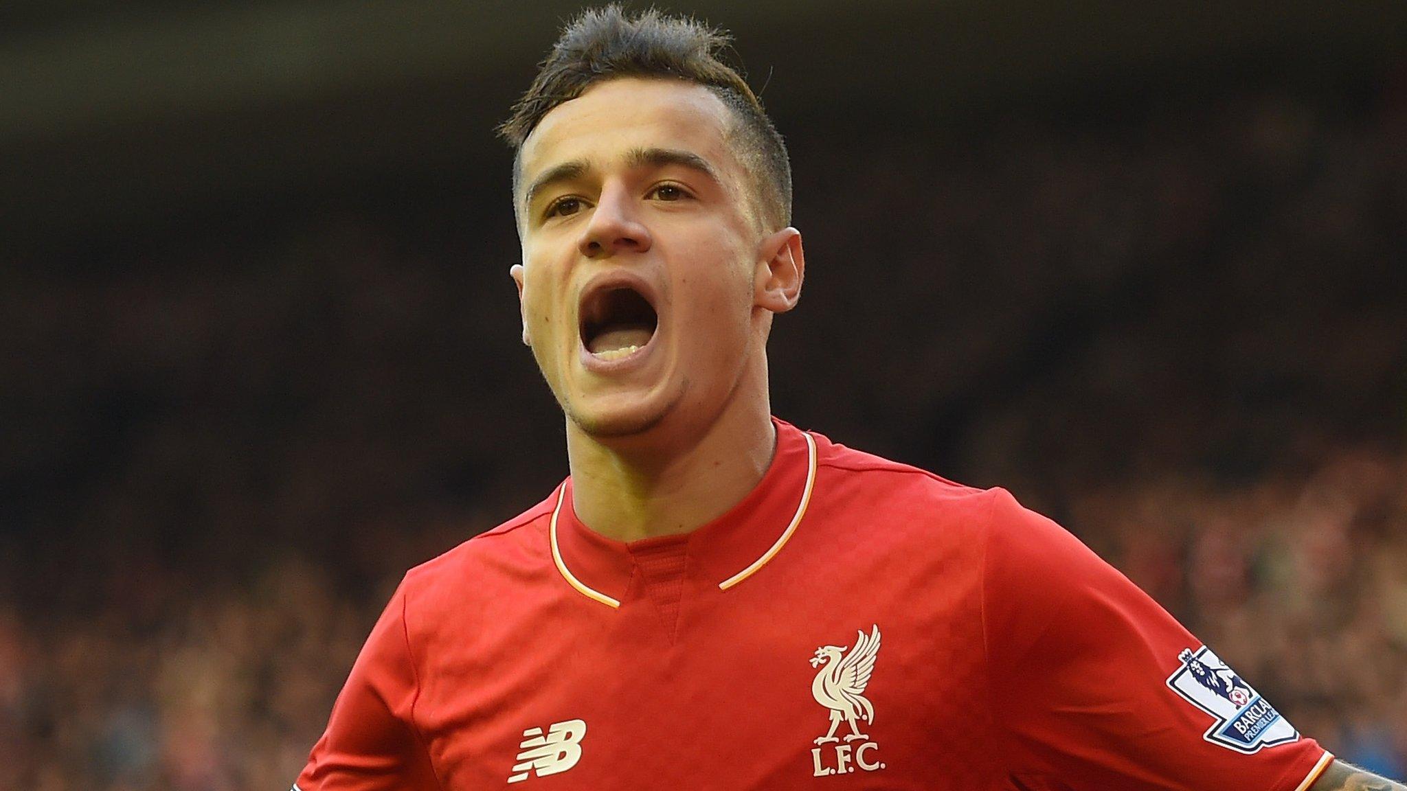 Liverpool forward Philippe Coutinho