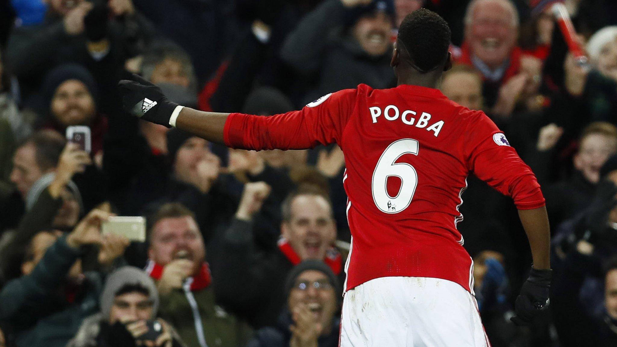 Paul Pogba celebrates