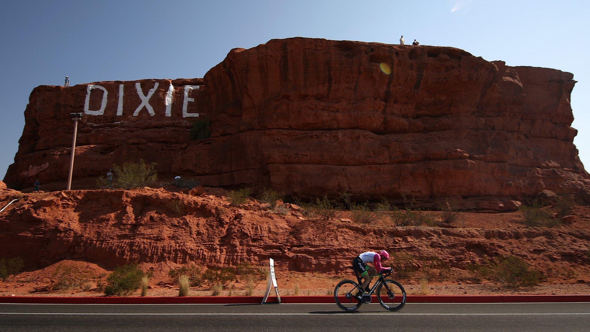 Larry H Miller - ST. GEORGE, UT - AUGUST 06: Alex Howes of The United States and Team EF Education First-Drapac p/b Cannondale / during the 14th Larry H. Miller Tour of Utah, Prologue a 5,3km Individual Time Trial Stage from St George to St George / ITT / TOU / on August 6, 2018 in St George, Utah. (Photo by Chris Graythen/Getty Images)