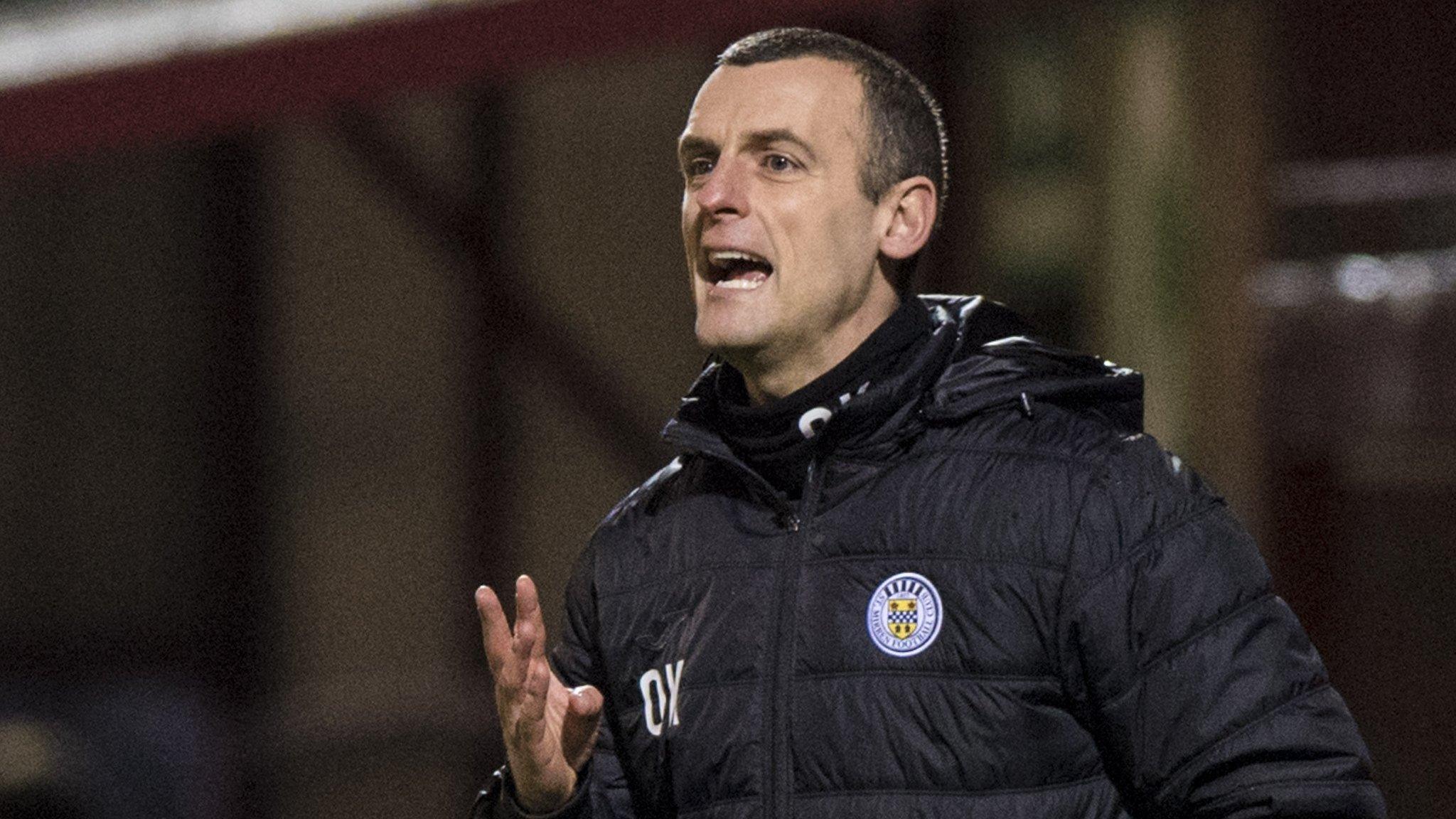 St Mirren manager Oran Kearney